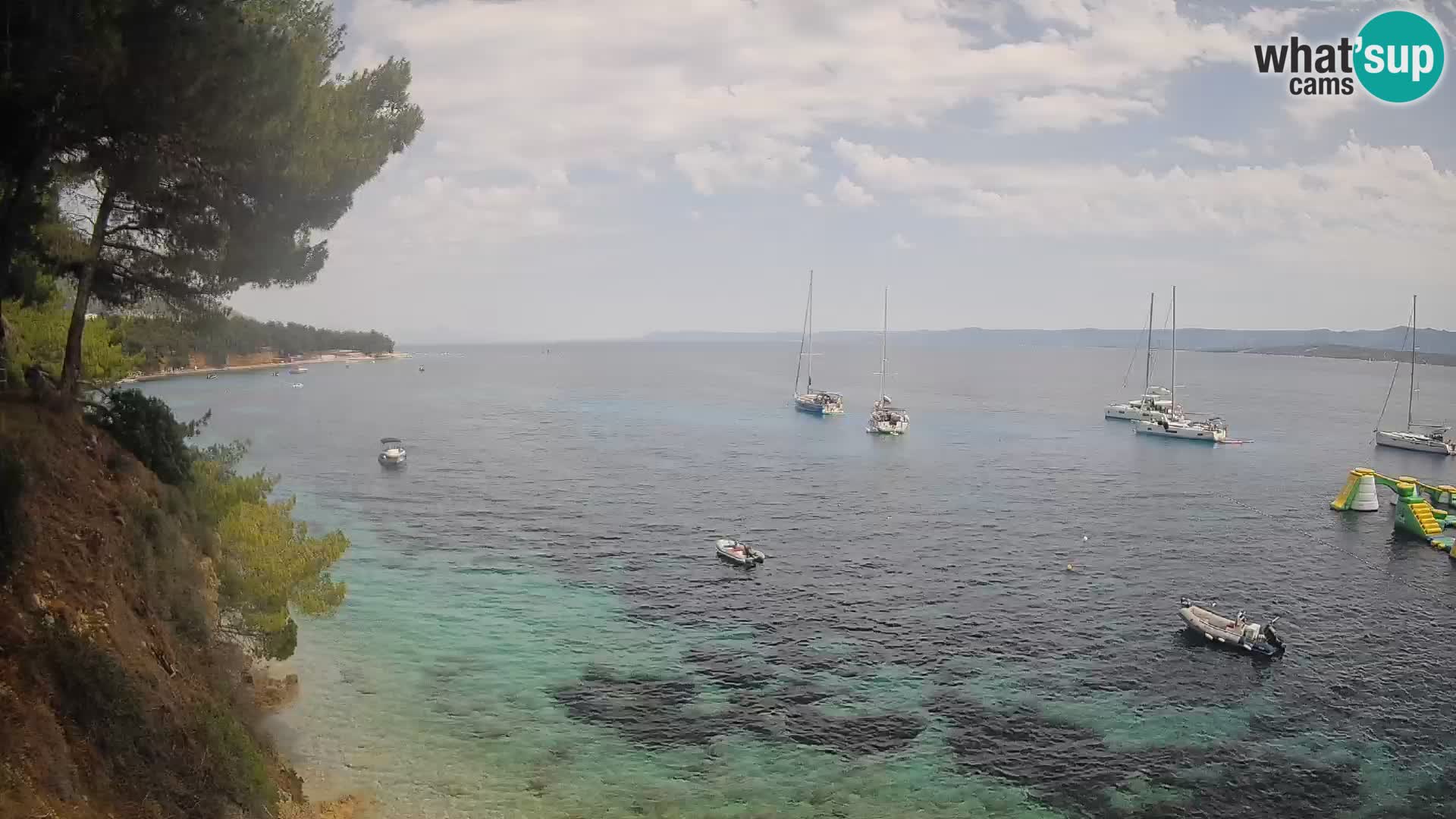 Webcam Strand Potočine Bol – Liveblick auf Borak Beach, Insel Brač
