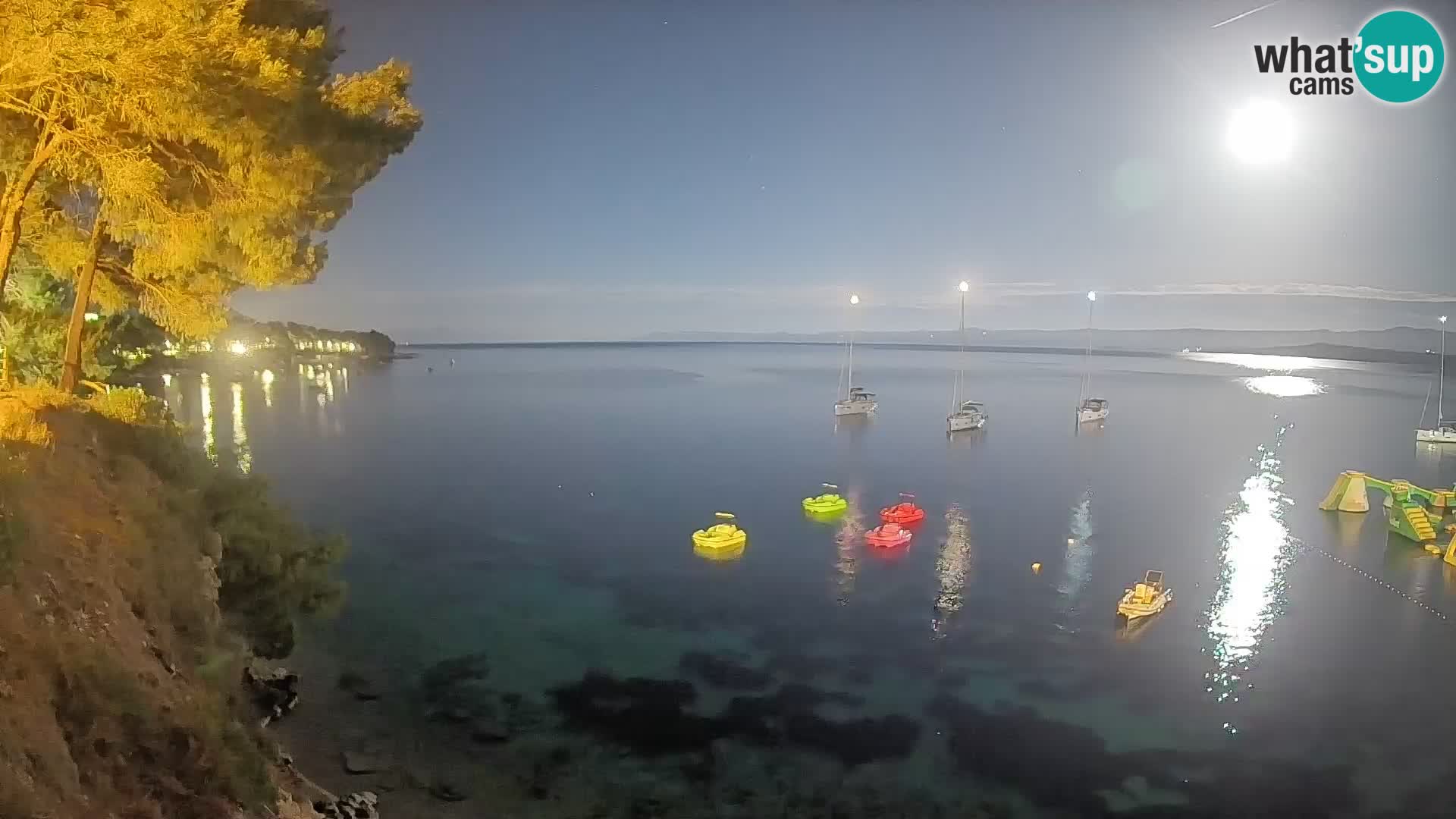 Webcam Potočine Beach Bol – Live View of Borak Beach, Brač Island