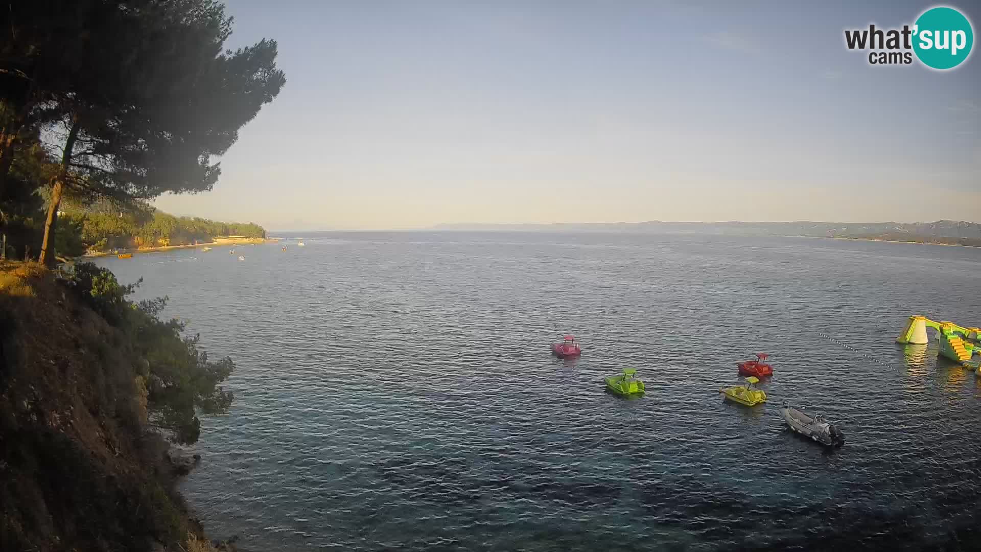Webcam Strand Potočine Bol – Liveblick auf Borak Beach, Insel Brač