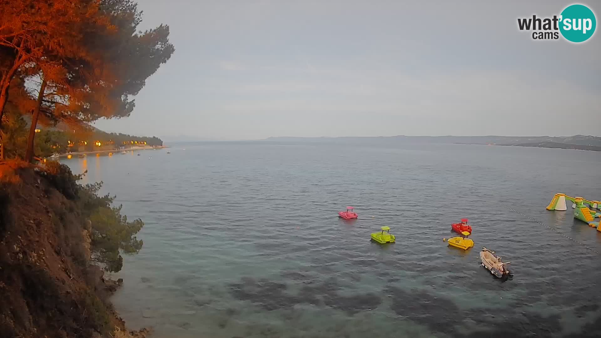 Webcam Potočine Beach Bol – Live View of Borak Beach, Brač Island