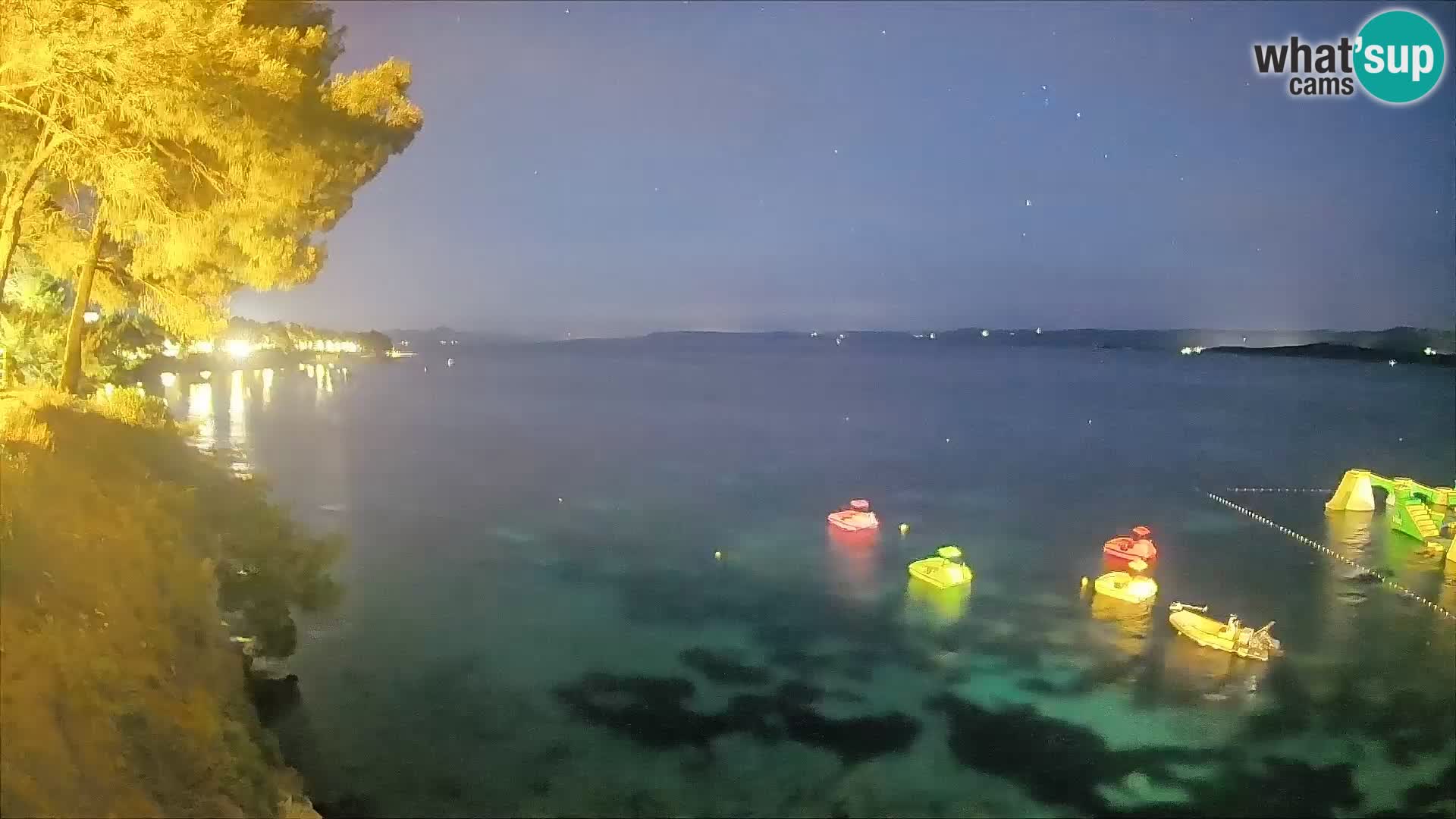 Webcam plage Potočine Bol – Vue en direct sur Borak Beach, île de Brač
