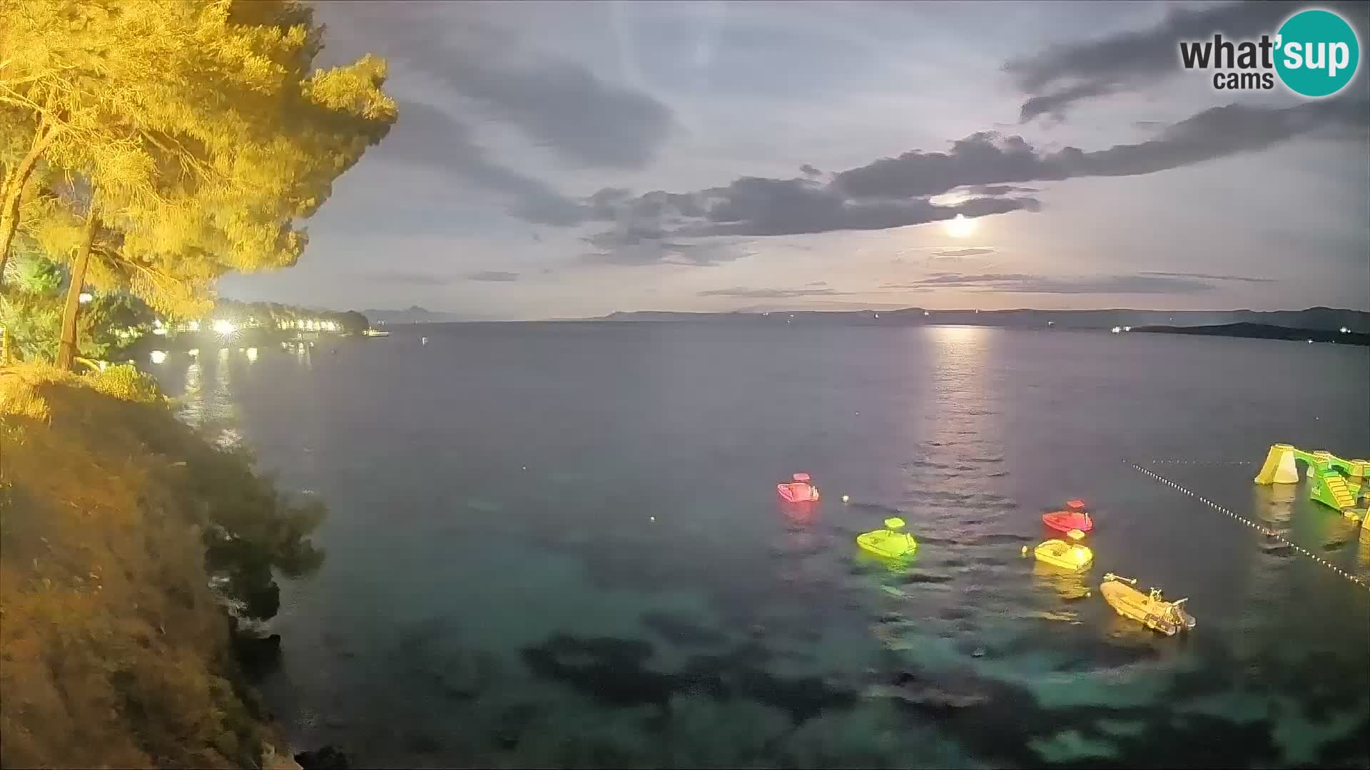Webcam plage Potočine Bol – Vue en direct sur Borak Beach, île de Brač