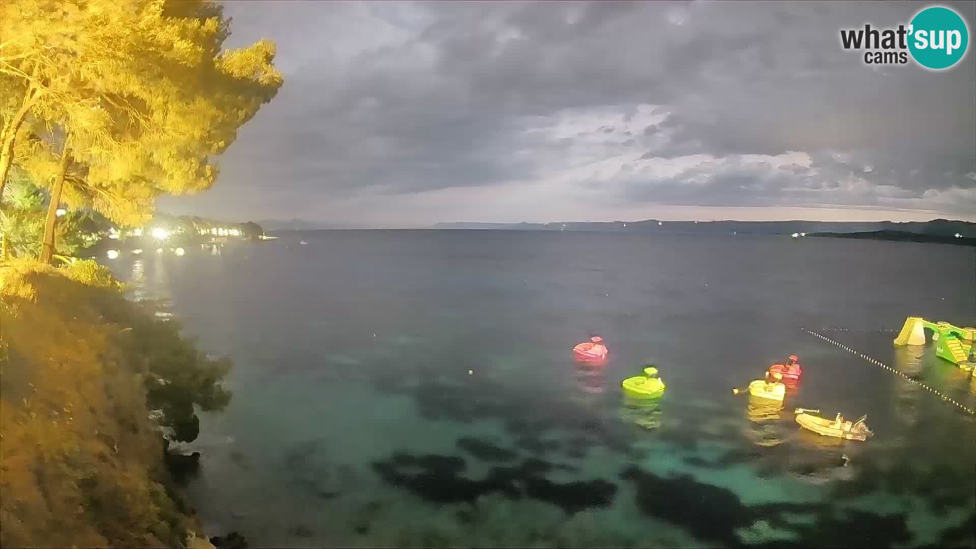 Webcam Playa Potočine Bol – Vista en vivo de Borak Beach, Isla de Brač