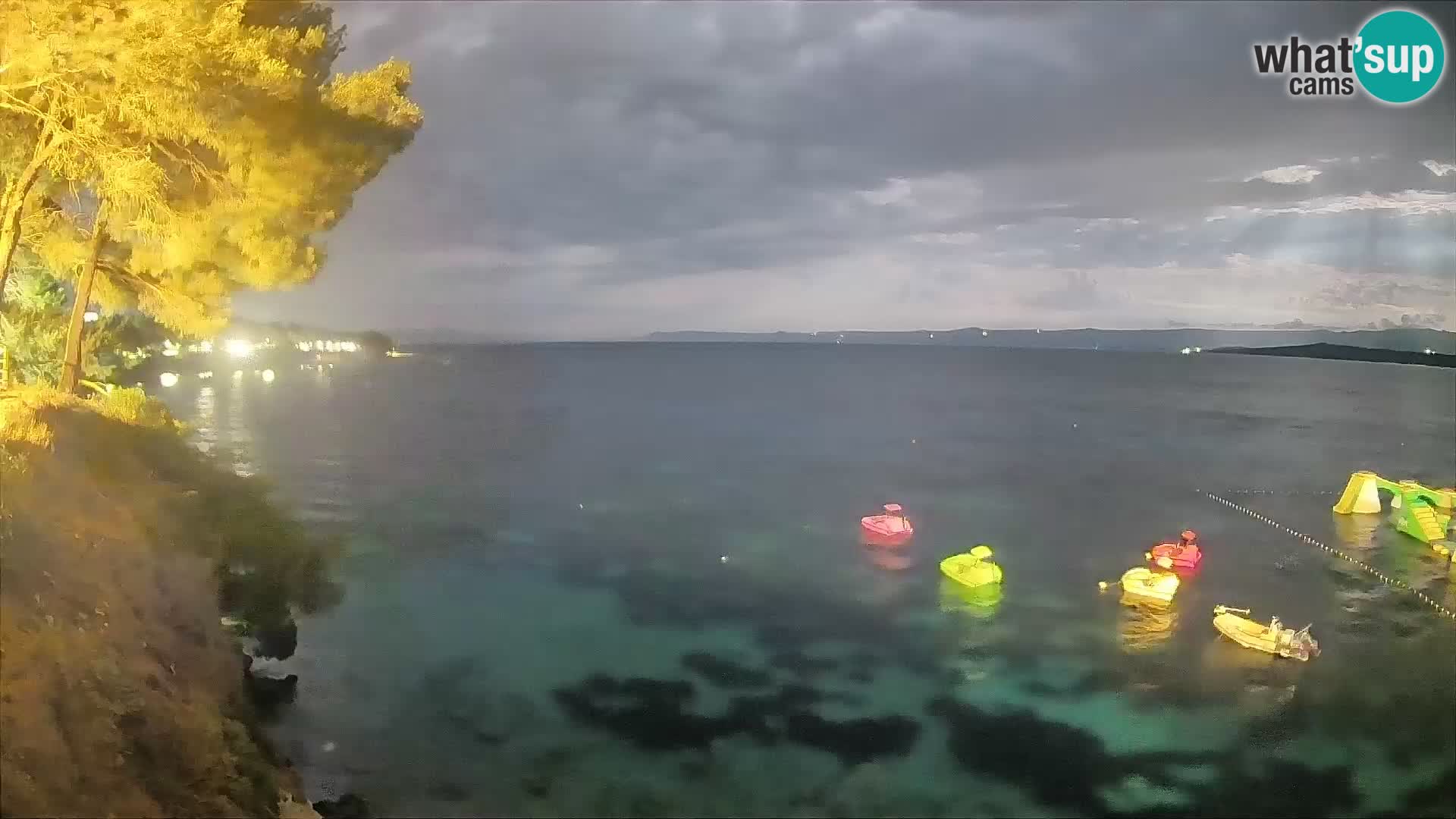 Webcam Strand Potočine Bol – Liveblick auf Borak Beach, Insel Brač