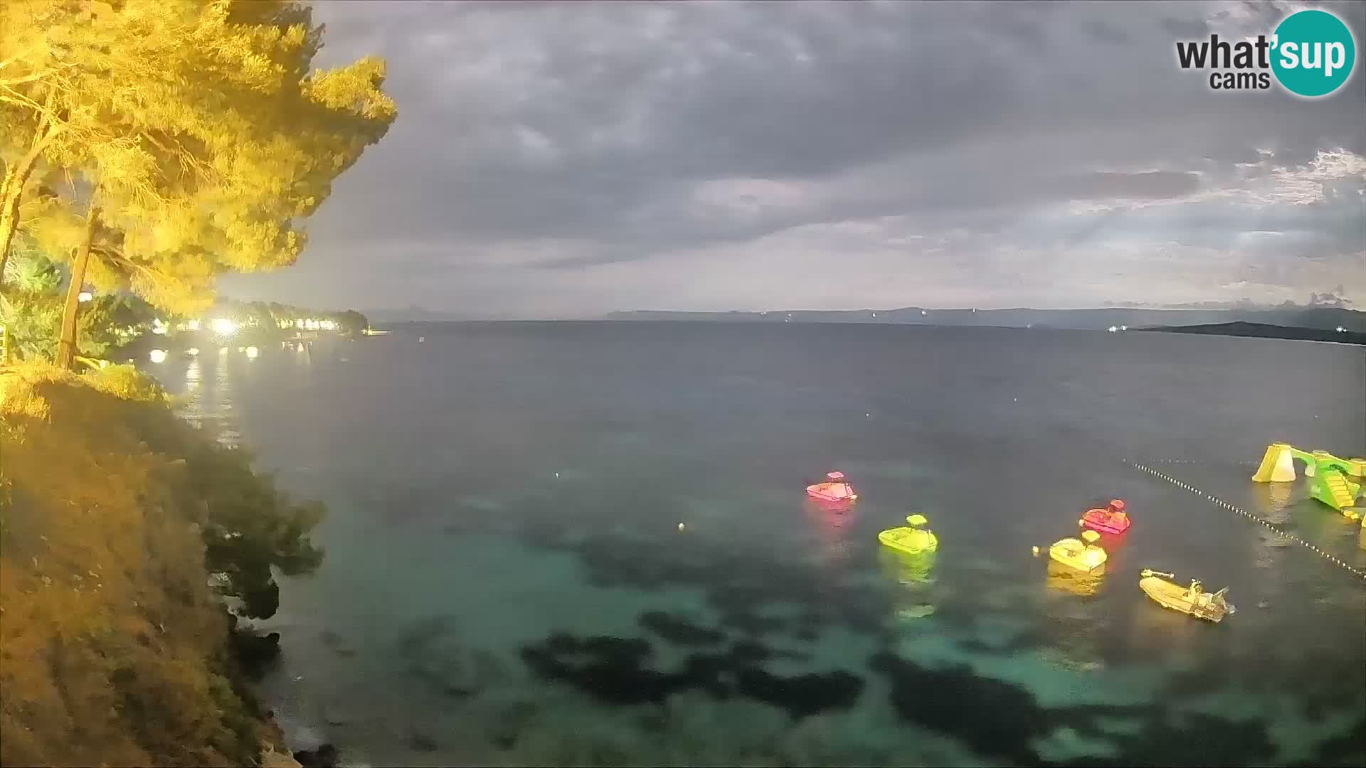 Webcam plage Potočine Bol – Vue en direct sur Borak Beach, île de Brač