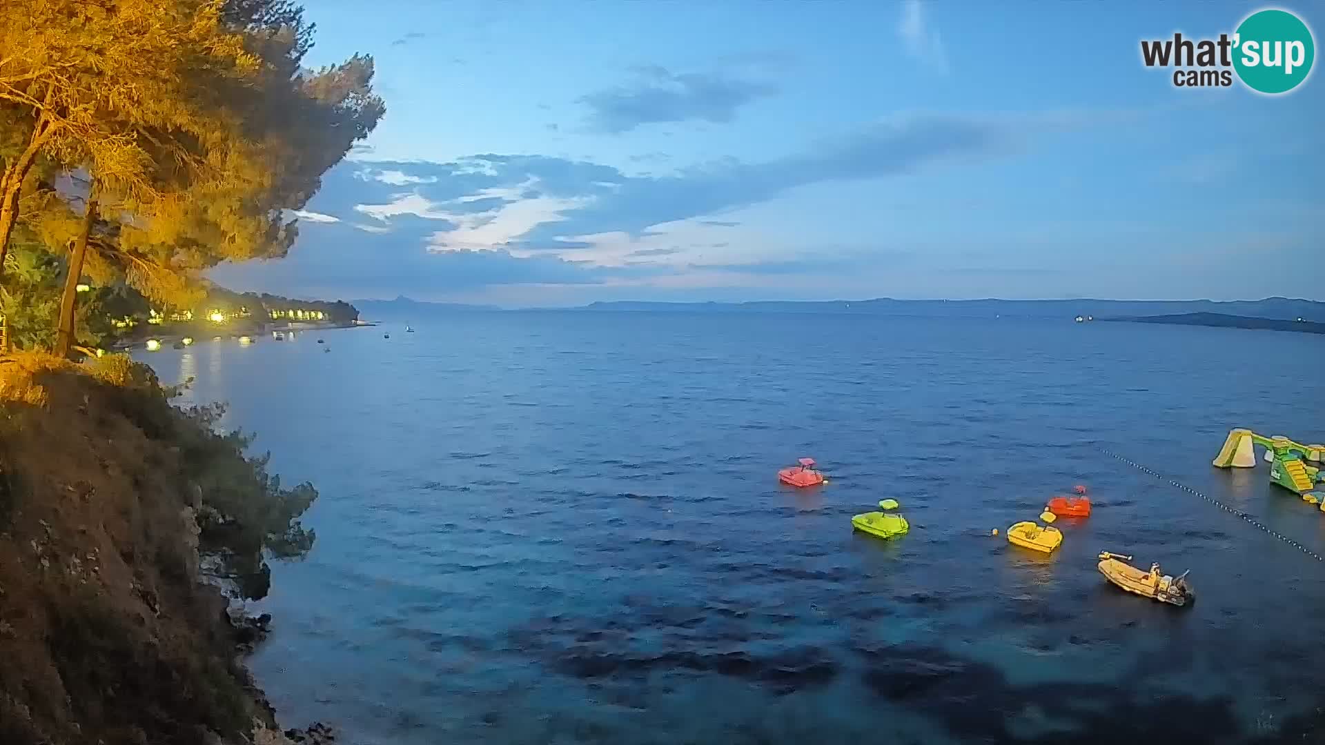Web kamera Potočine Bol – Pogled uživo na plažu Borak, otok Brač