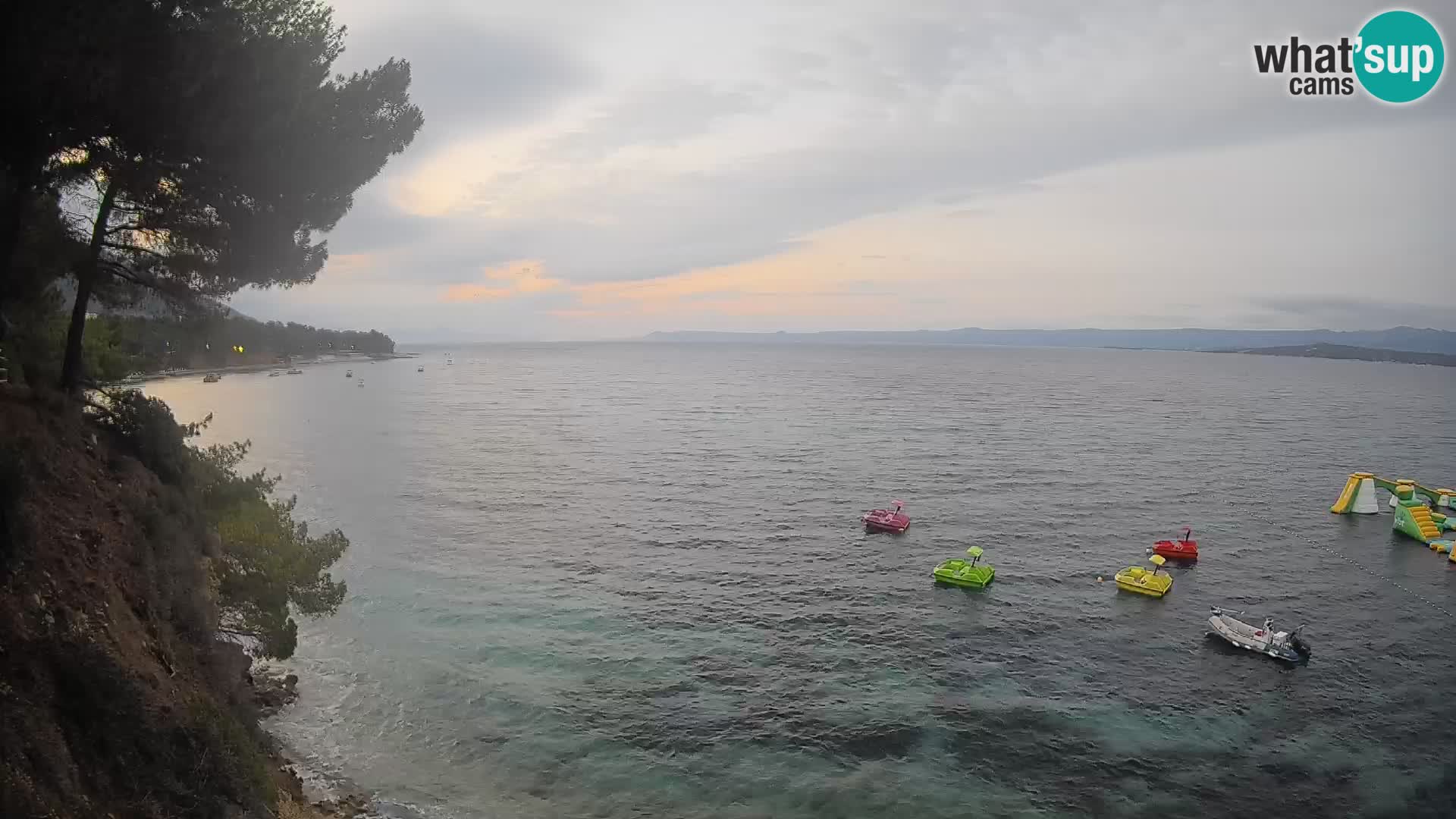 Webcam Playa Potočine Bol – Vista en vivo de Borak Beach, Isla de Brač