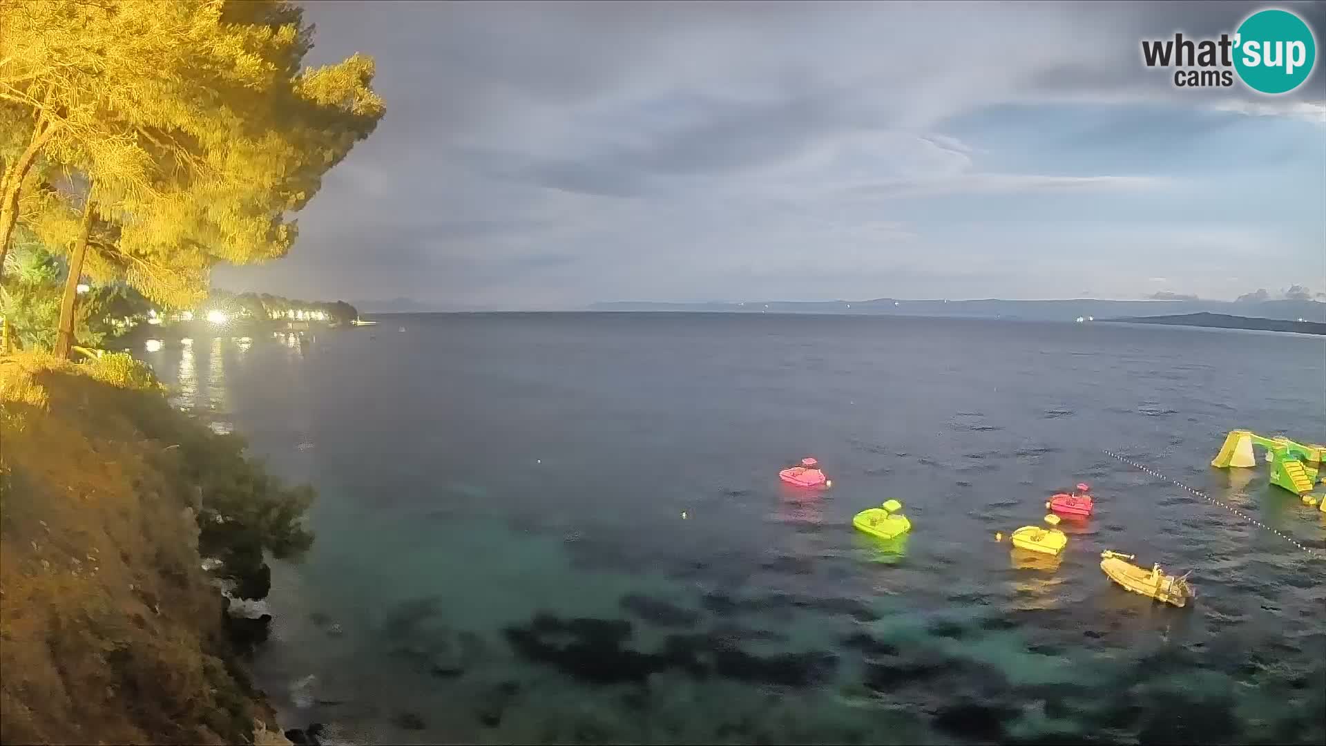 Webcam Playa Potočine Bol – Vista en vivo de Borak Beach, Isla de Brač