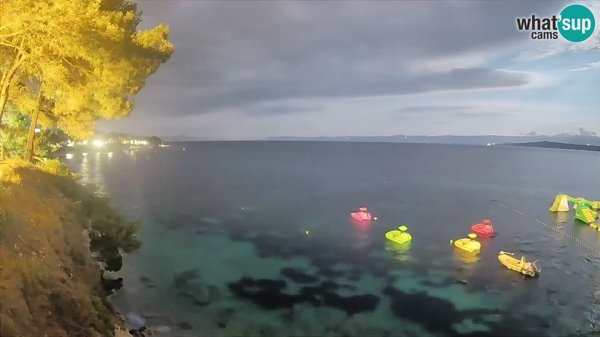 Webcam plage Potočine Bol – Vue en direct sur Borak Beach, île de Brač