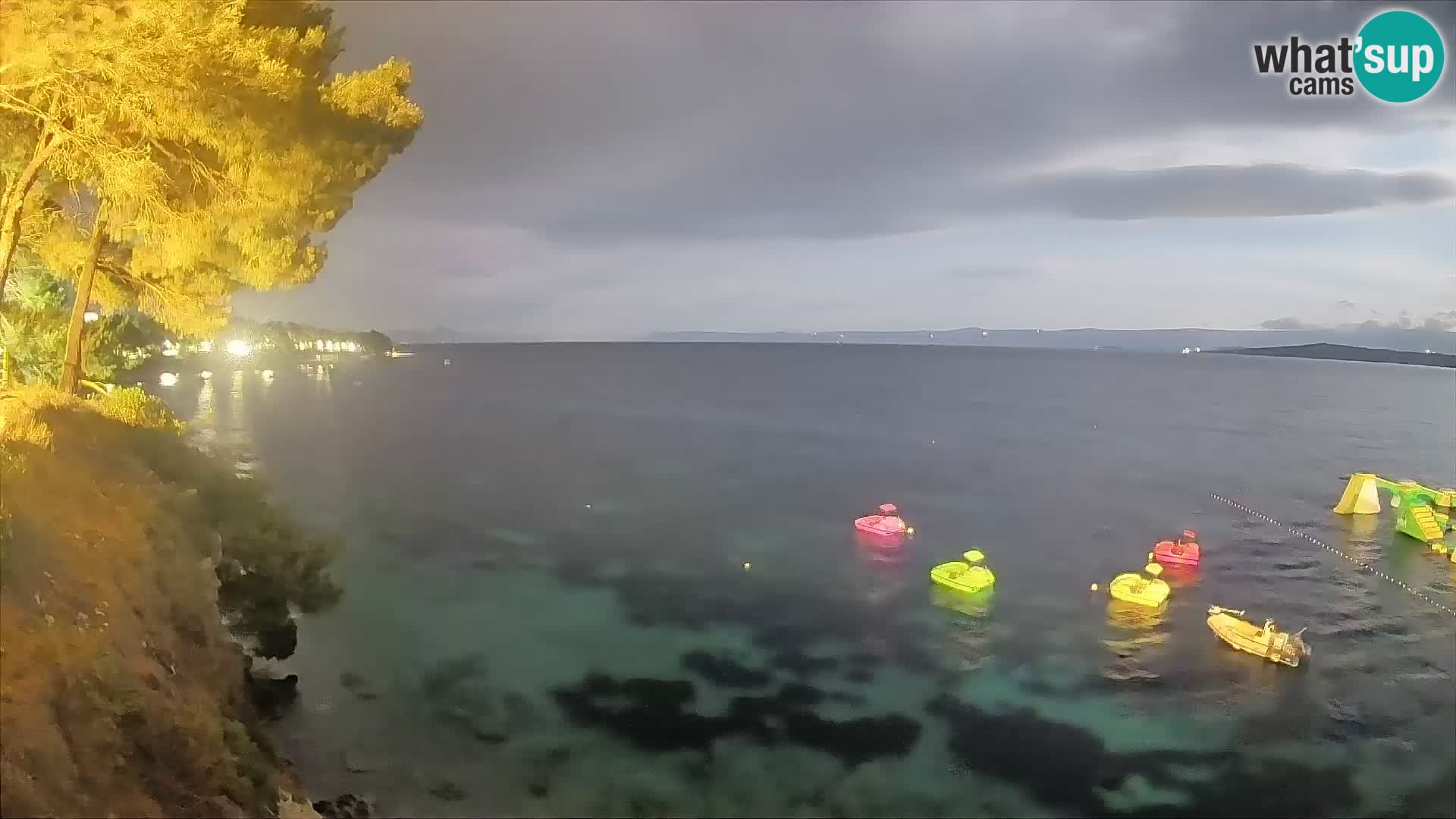Webcam plage Potočine Bol – Vue en direct sur Borak Beach, île de Brač