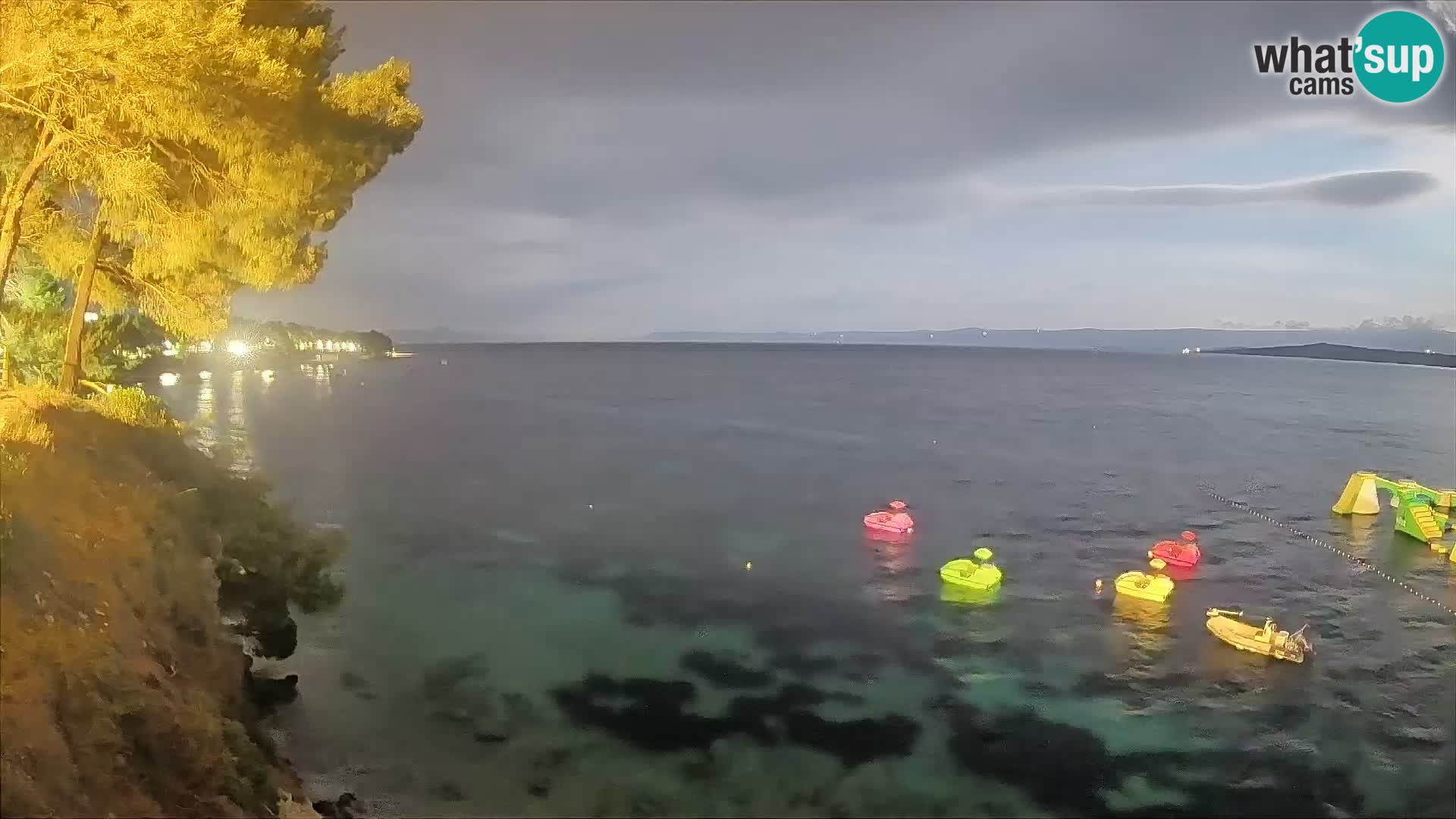 Webcam Playa Potočine Bol – Vista en vivo de Borak Beach, Isla de Brač