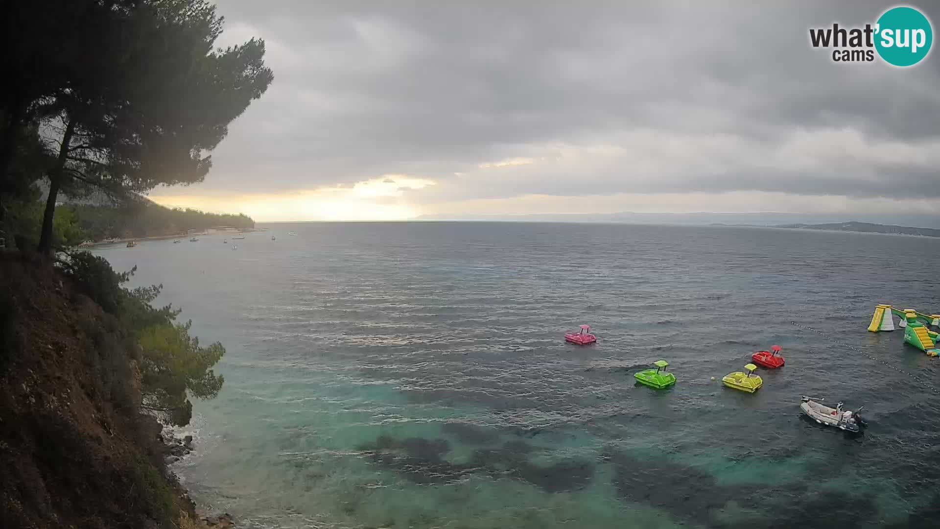 Webcam Playa Potočine Bol – Vista en vivo de Borak Beach, Isla de Brač