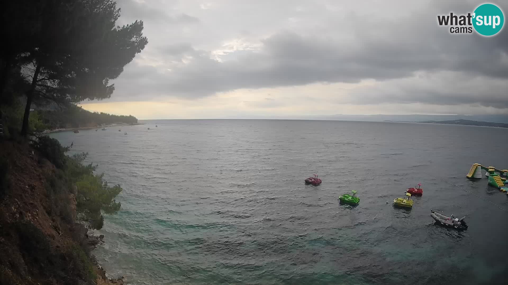 Webcam plage Potočine Bol – Vue en direct sur Borak Beach, île de Brač