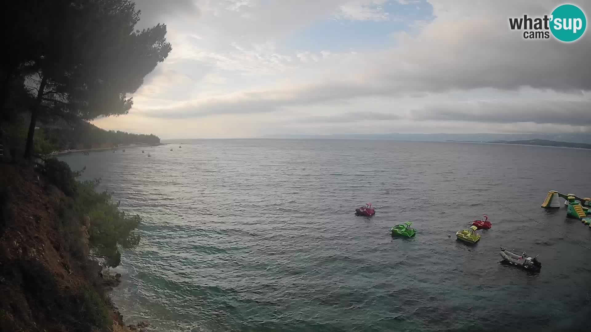Webcam Playa Potočine Bol – Vista en vivo de Borak Beach, Isla de Brač
