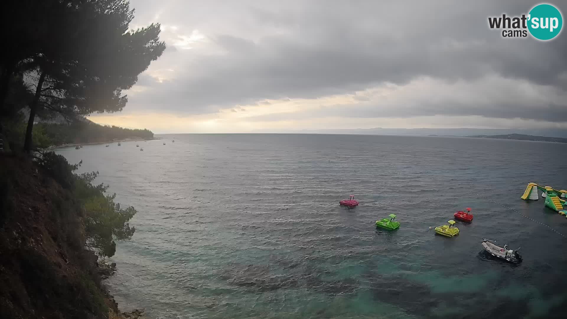 Webcam Potočine Beach Bol – Live View of Borak Beach, Brač Island