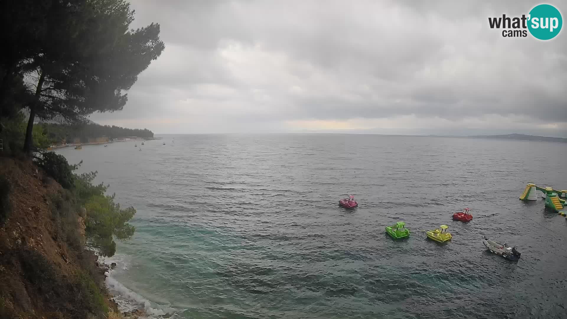 Webcam Potočine Beach Bol – Live View of Borak Beach, Brač Island