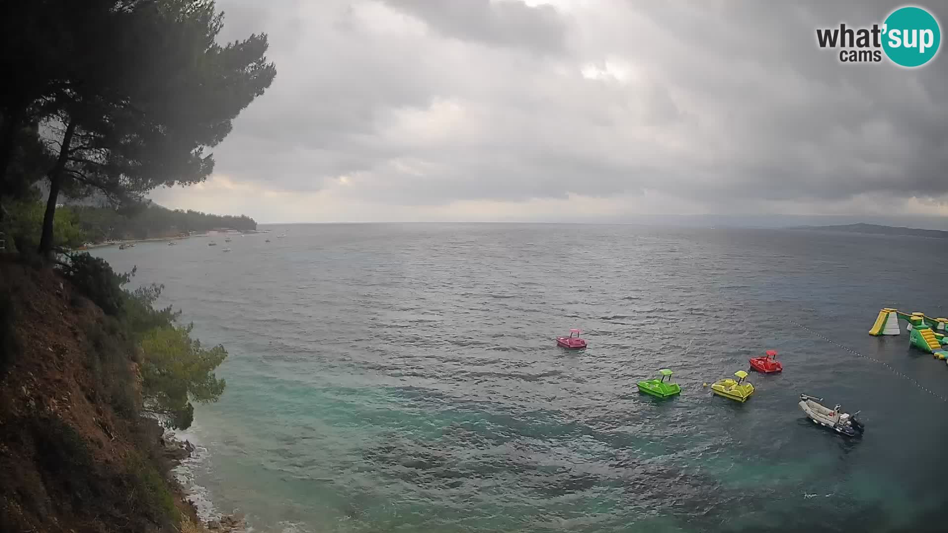 Webcam plage Potočine Bol – Vue en direct sur Borak Beach, île de Brač
