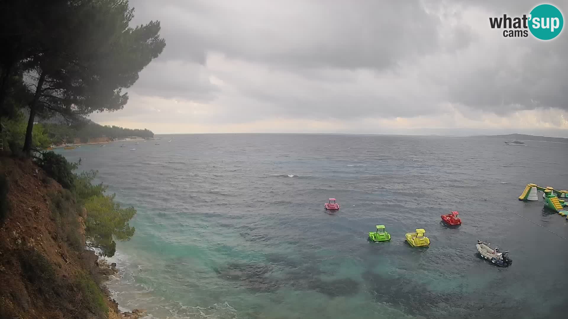 Webcam Strand Potočine Bol – Liveblick auf Borak Beach, Insel Brač