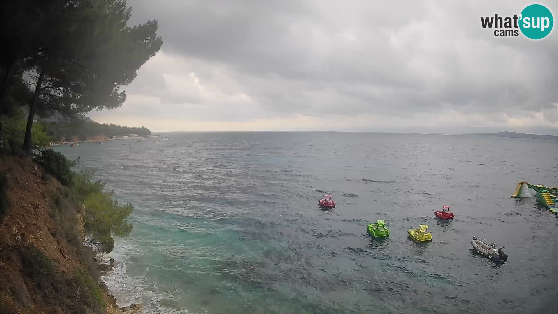 Webcam Potočine Beach Bol – Live View of Borak Beach, Brač Island