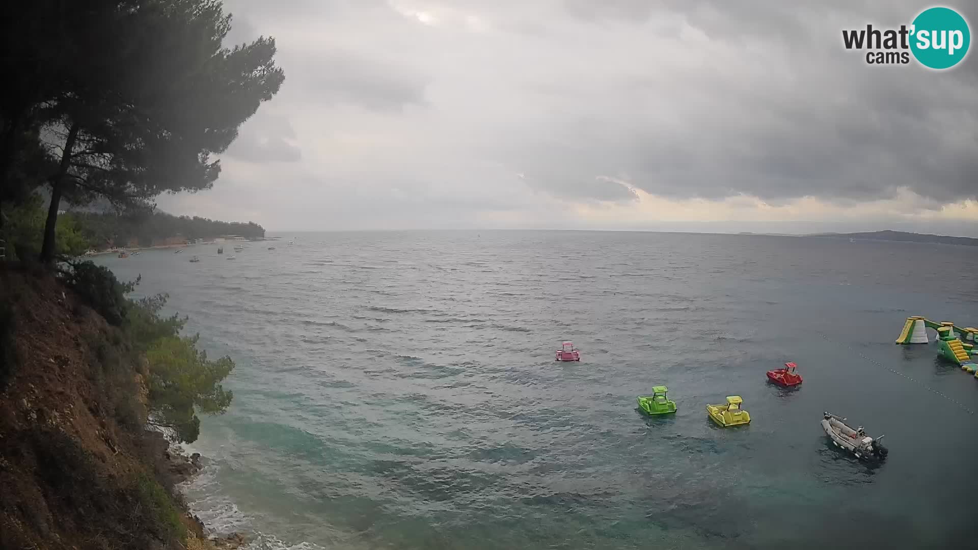 Webcam Strand Potočine Bol – Liveblick auf Borak Beach, Insel Brač