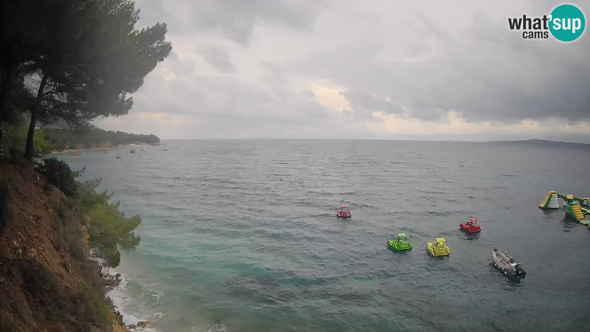 Webcam Playa Potočine Bol – Vista en vivo de Borak Beach, Isla de Brač