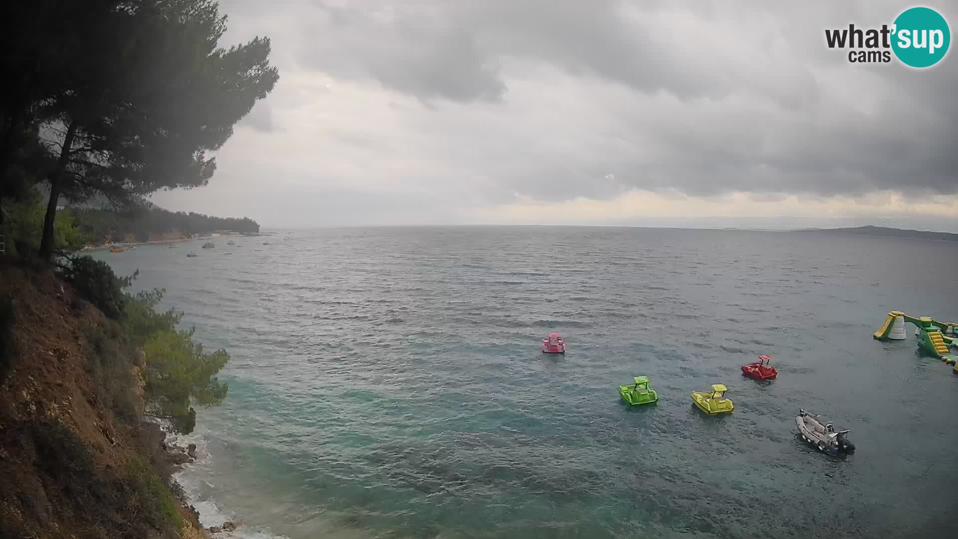 Webcam Playa Potočine Bol – Vista en vivo de Borak Beach, Isla de Brač