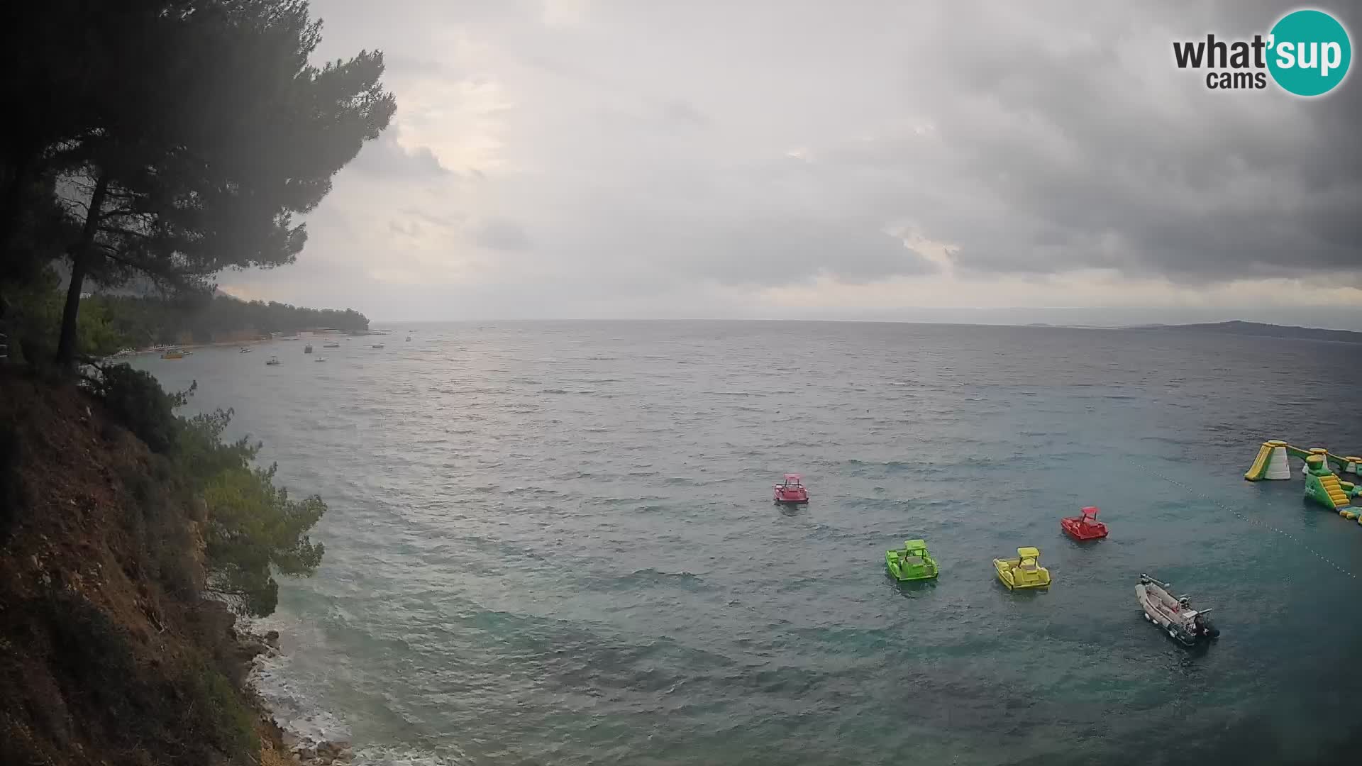 Webcam Potočine Beach Bol – Live View of Borak Beach, Brač Island