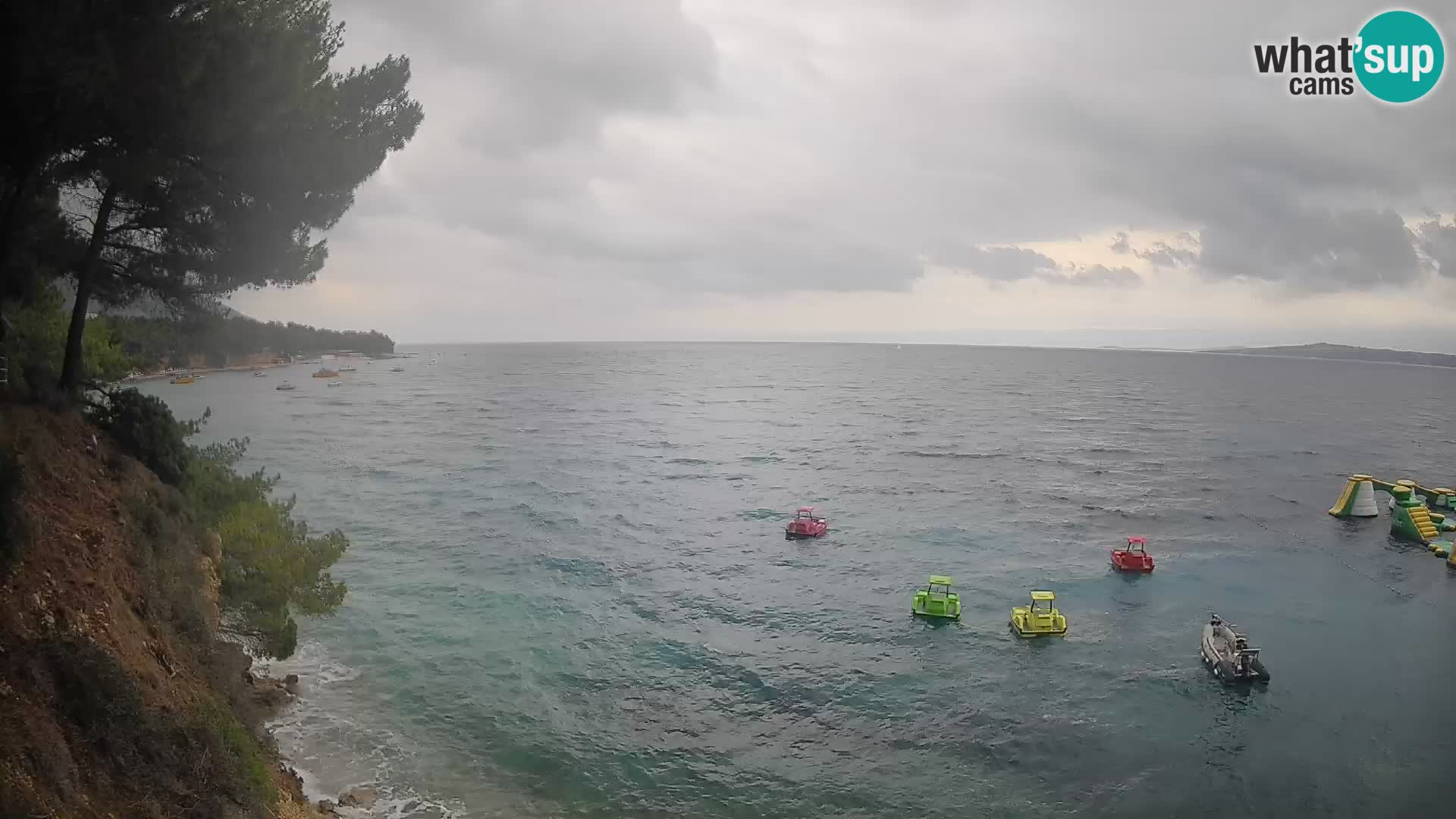 Webcam plage Potočine Bol – Vue en direct sur Borak Beach, île de Brač