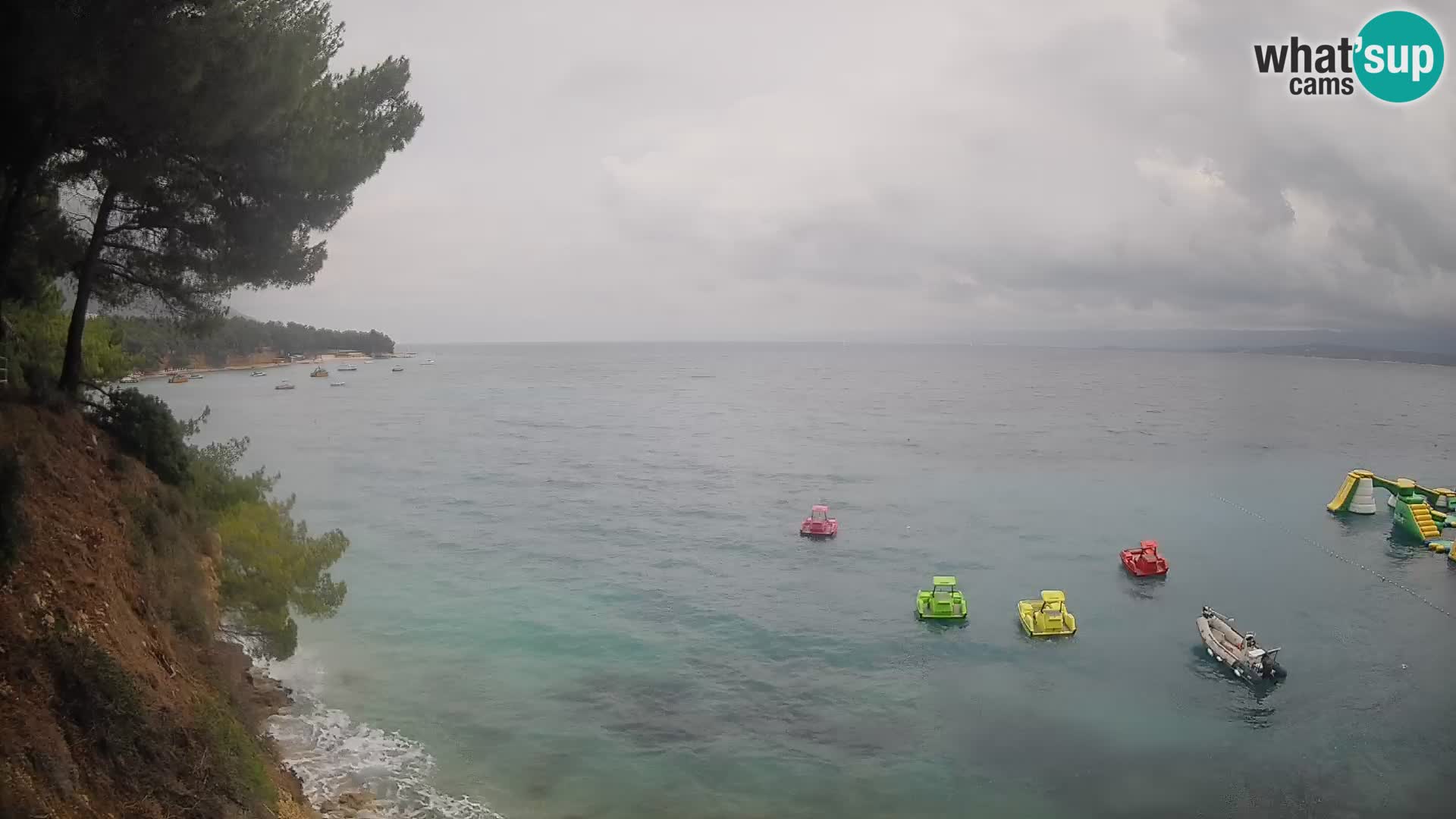 Webcam Playa Potočine Bol – Vista en vivo de Borak Beach, Isla de Brač
