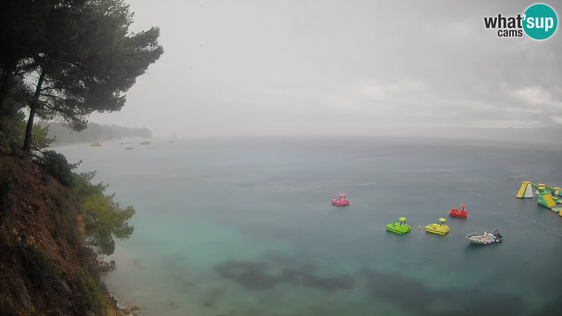Webcam Strand Potočine Bol – Liveblick auf Borak Beach, Insel Brač