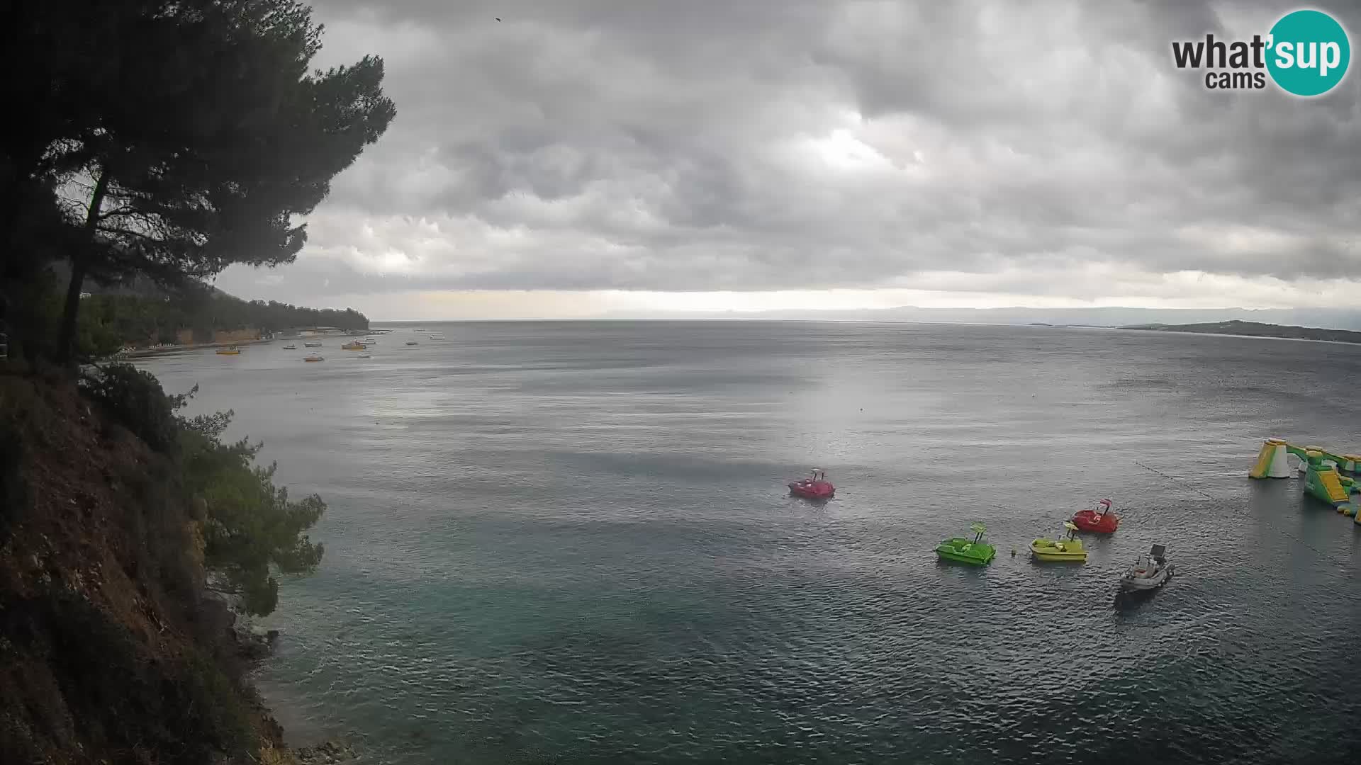 Webcam Playa Potočine Bol – Vista en vivo de Borak Beach, Isla de Brač