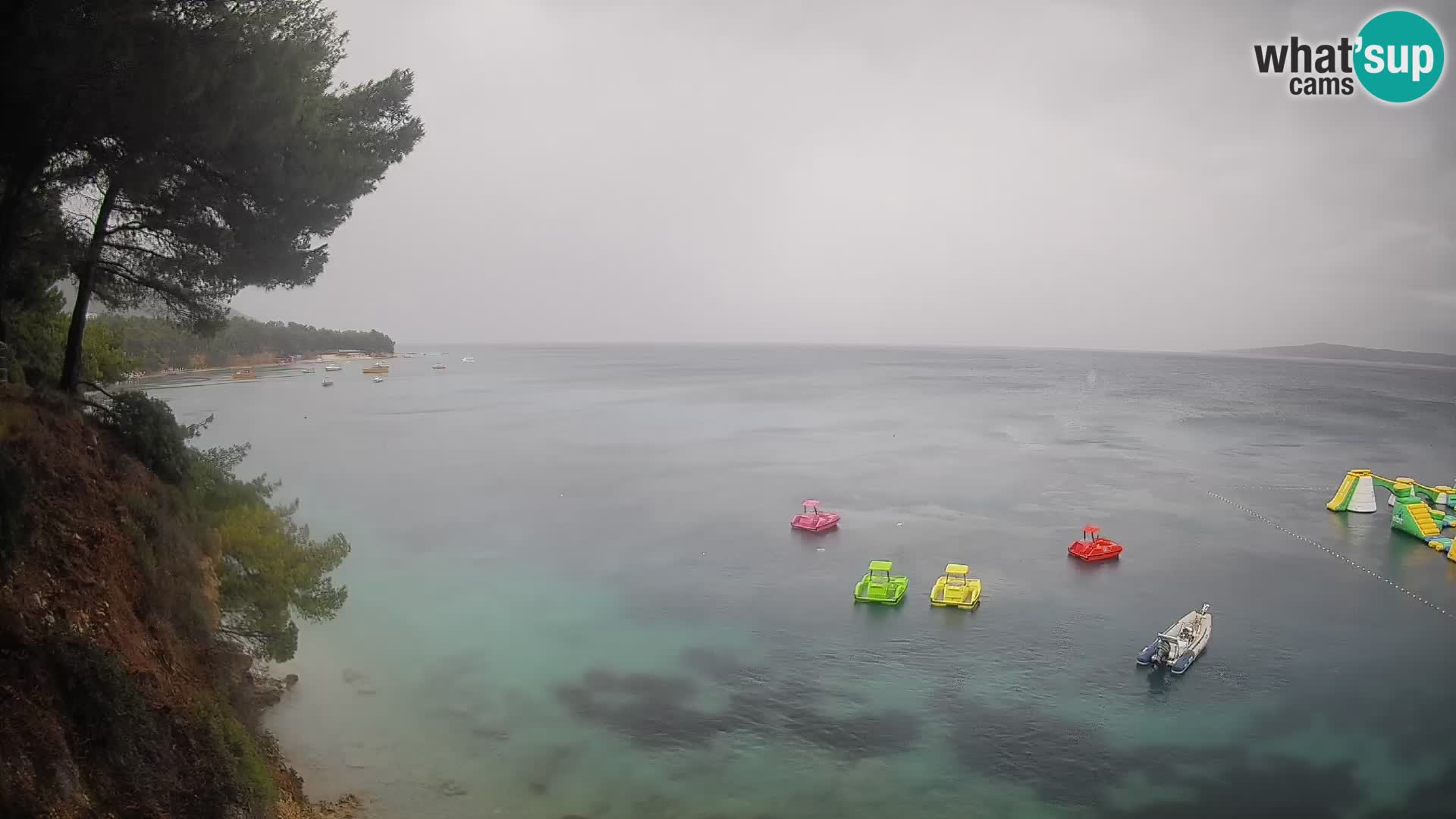 Webcam Strand Potočine Bol – Liveblick auf Borak Beach, Insel Brač