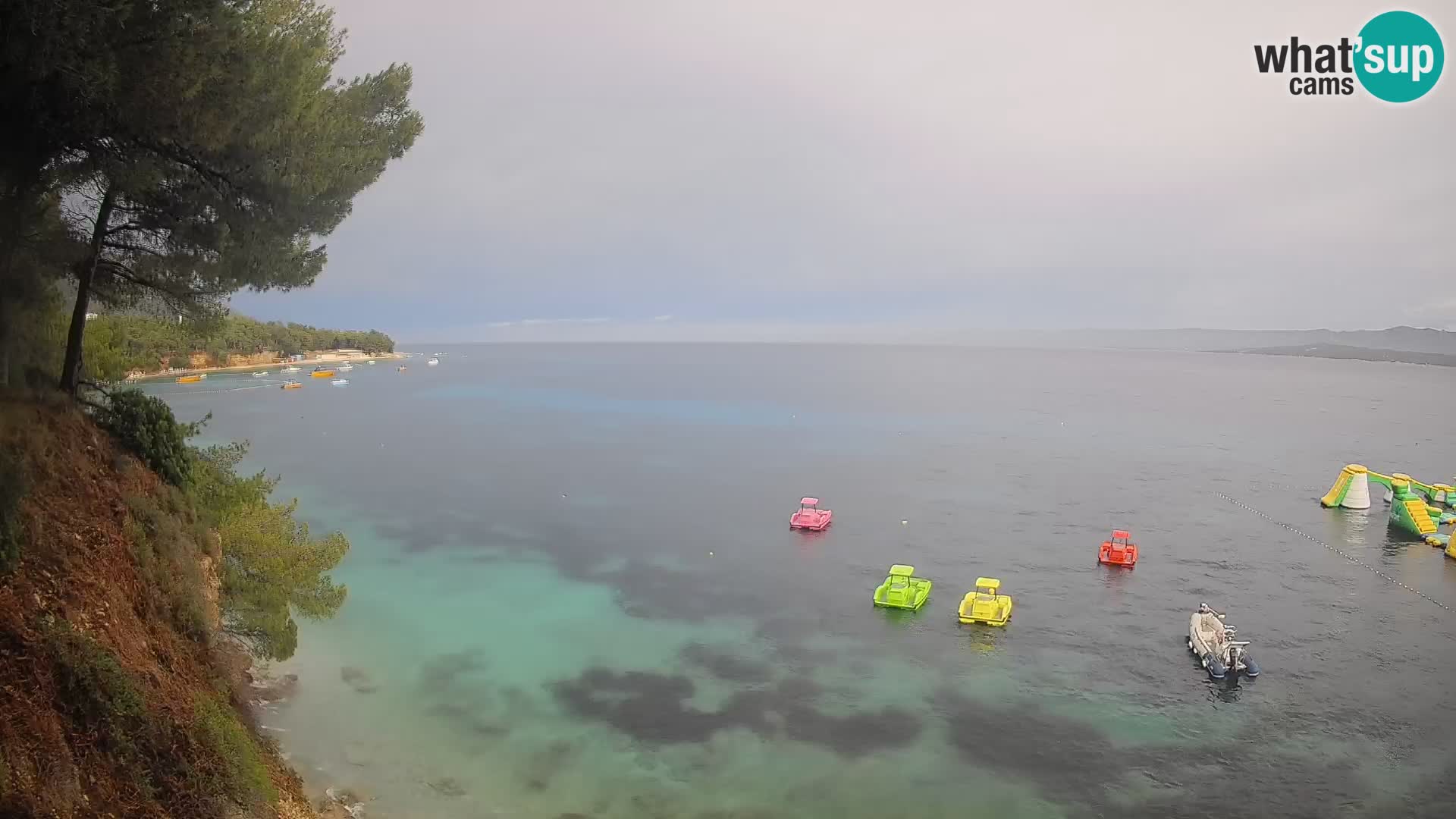 Webcam Potočine Beach Bol – Live View of Borak Beach, Brač Island