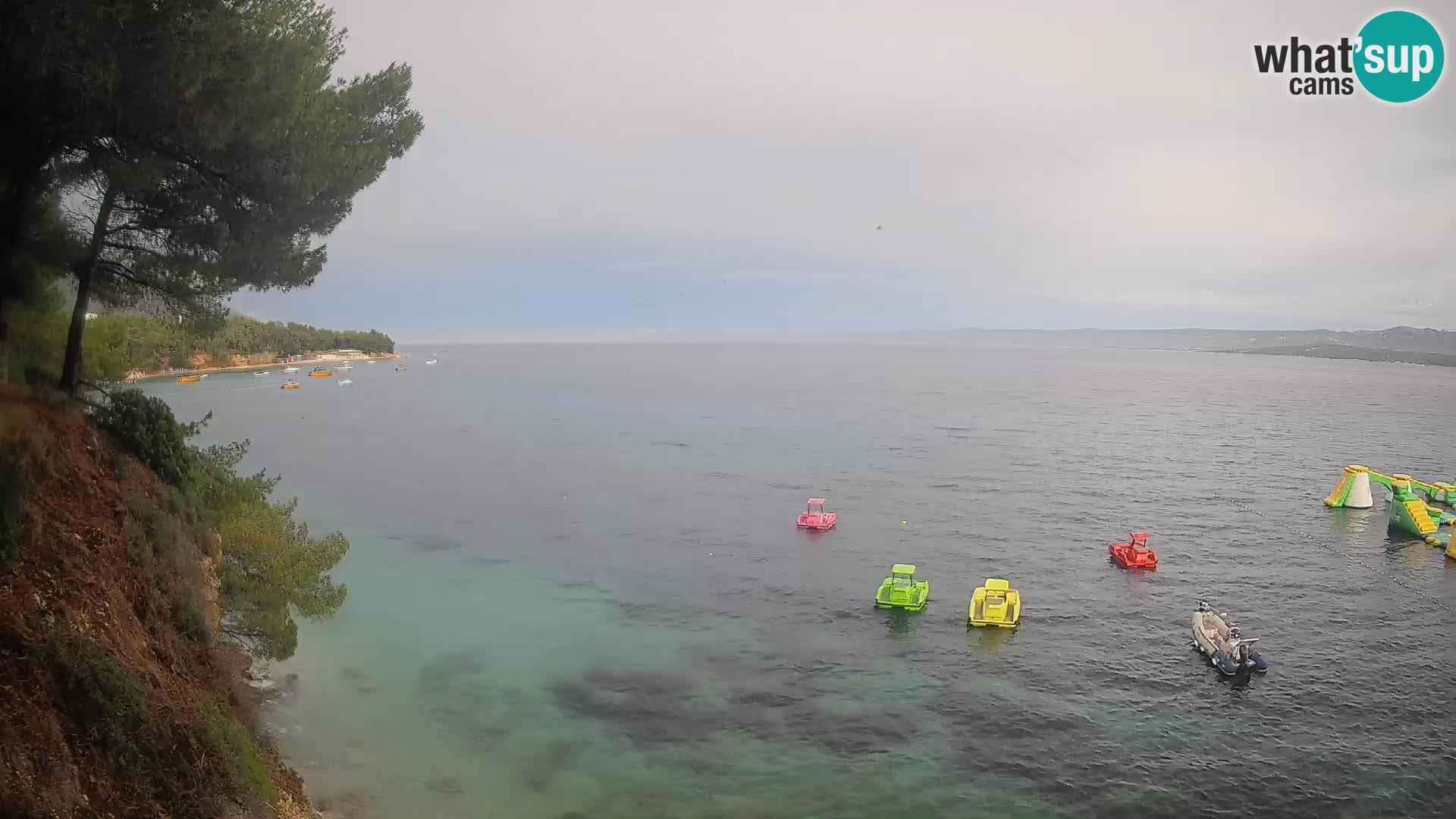 Webcam Strand Potočine Bol – Liveblick auf Borak Beach, Insel Brač