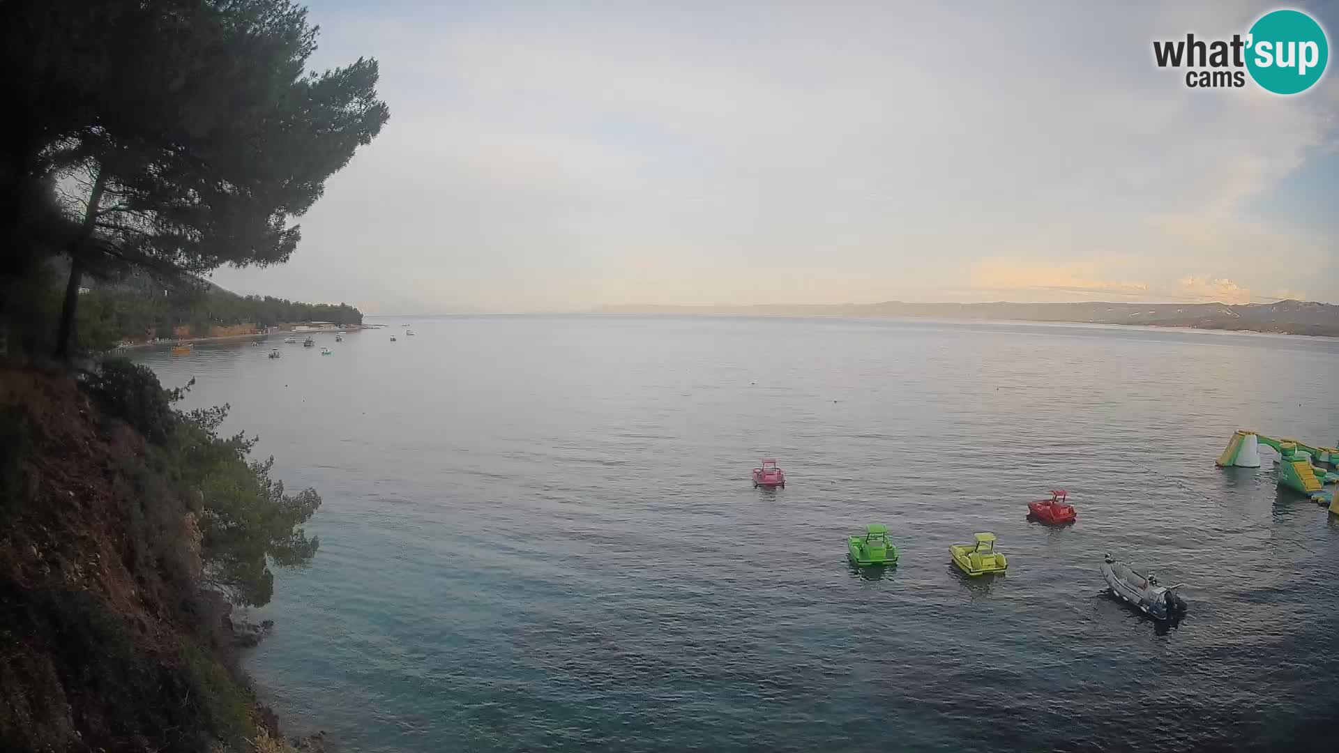 Webcam Potočine Beach Bol – Live View of Borak Beach, Brač Island