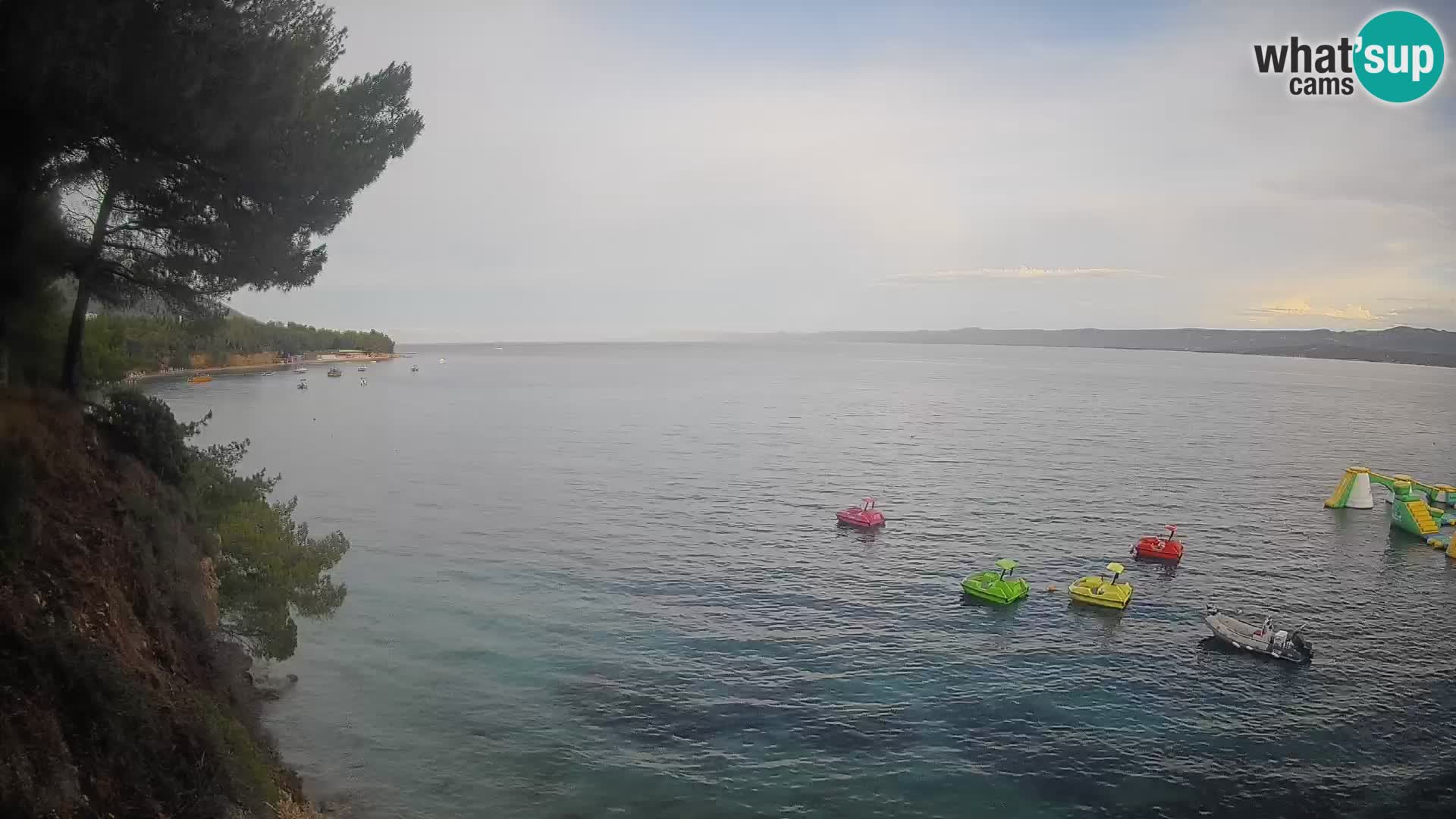 Webcam plage Potočine Bol – Vue en direct sur Borak Beach, île de Brač