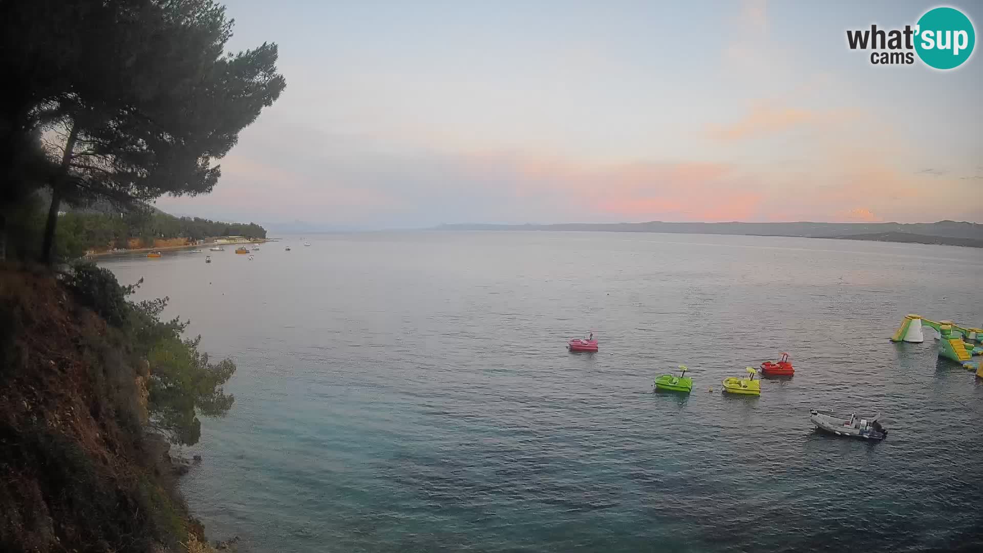 Webcam plage Potočine Bol – Vue en direct sur Borak Beach, île de Brač