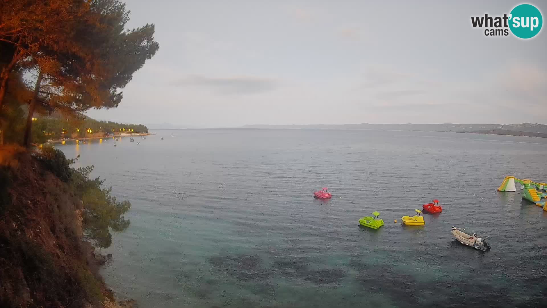Webcam Potočine Beach Bol – Live View of Borak Beach, Brač Island