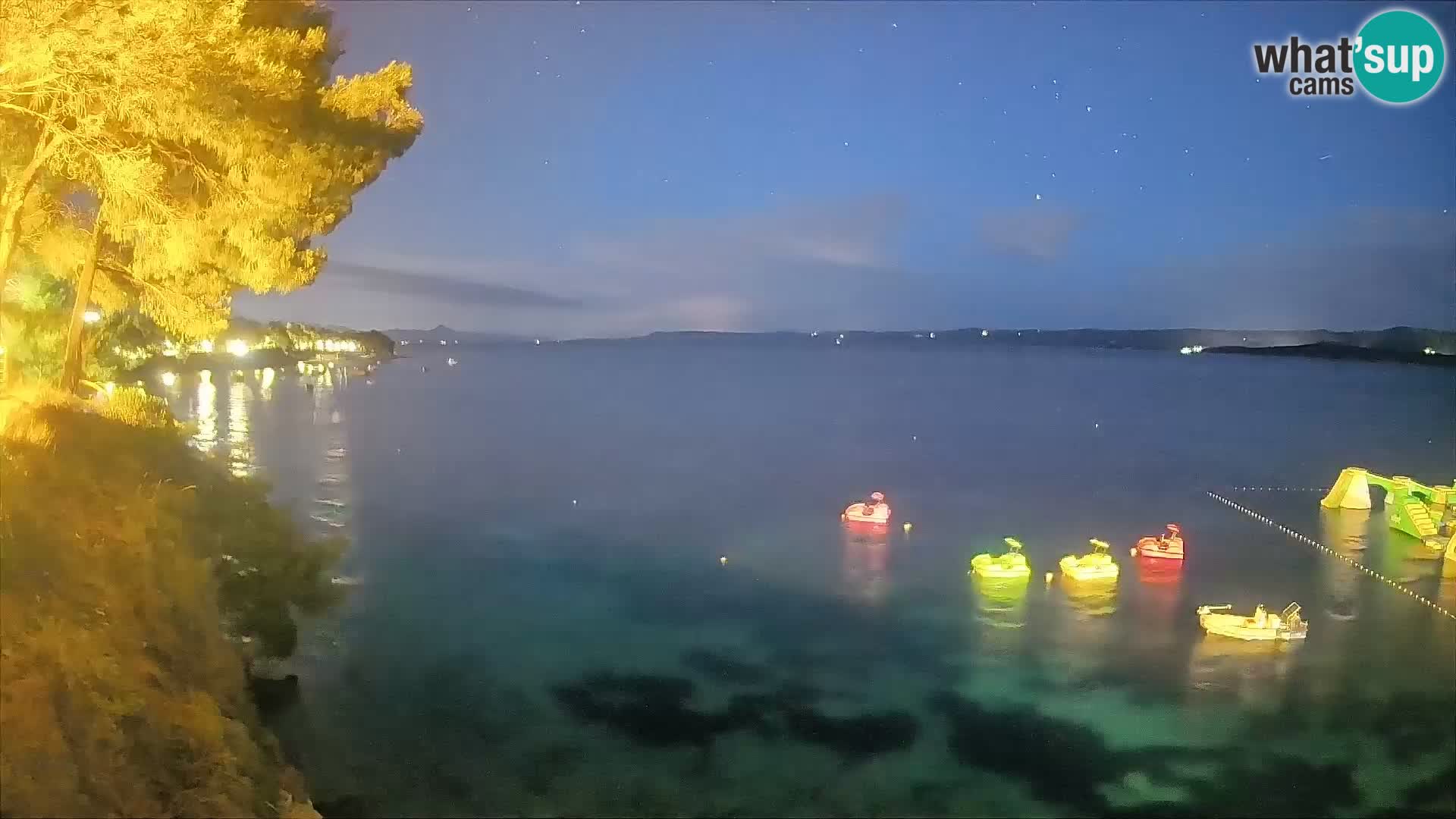 Webcam Playa Potočine Bol – Vista en vivo de Borak Beach, Isla de Brač