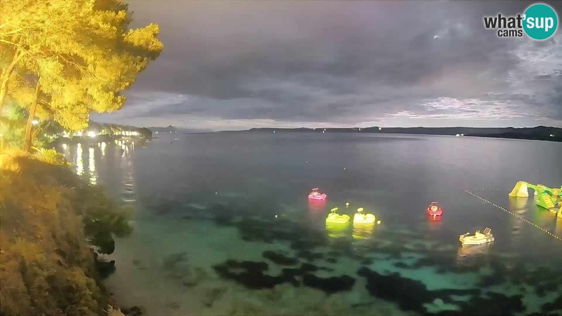 Webcam Potočine Beach Bol – Live View of Borak Beach, Brač Island