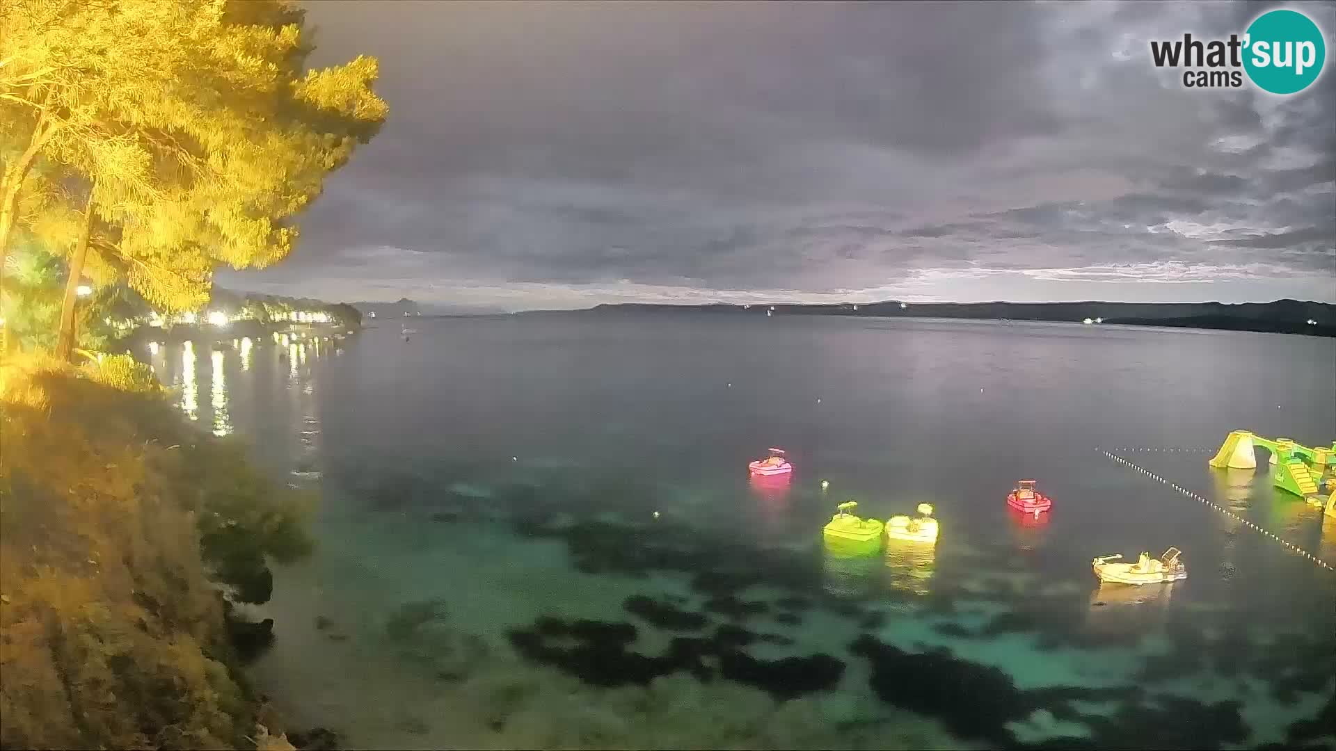 Webcam Potočine Beach Bol – Live View of Borak Beach, Brač Island