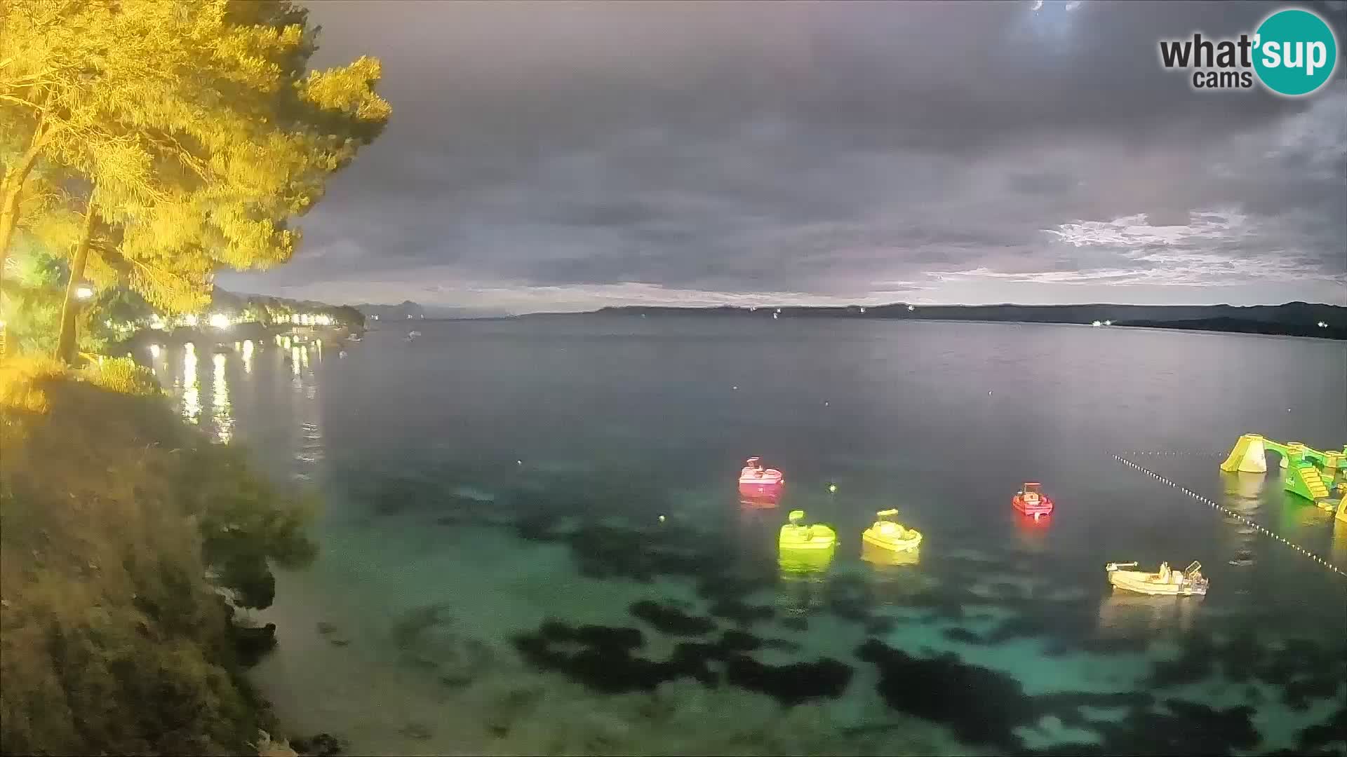 Webcam Potočine Beach Bol – Live View of Borak Beach, Brač Island