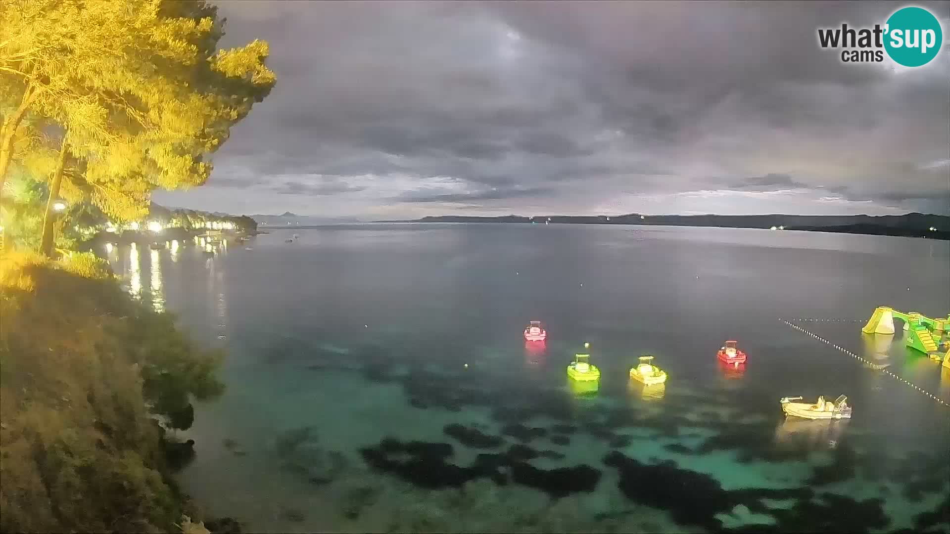 Webcam Potočine Beach Bol – Live View of Borak Beach, Brač Island