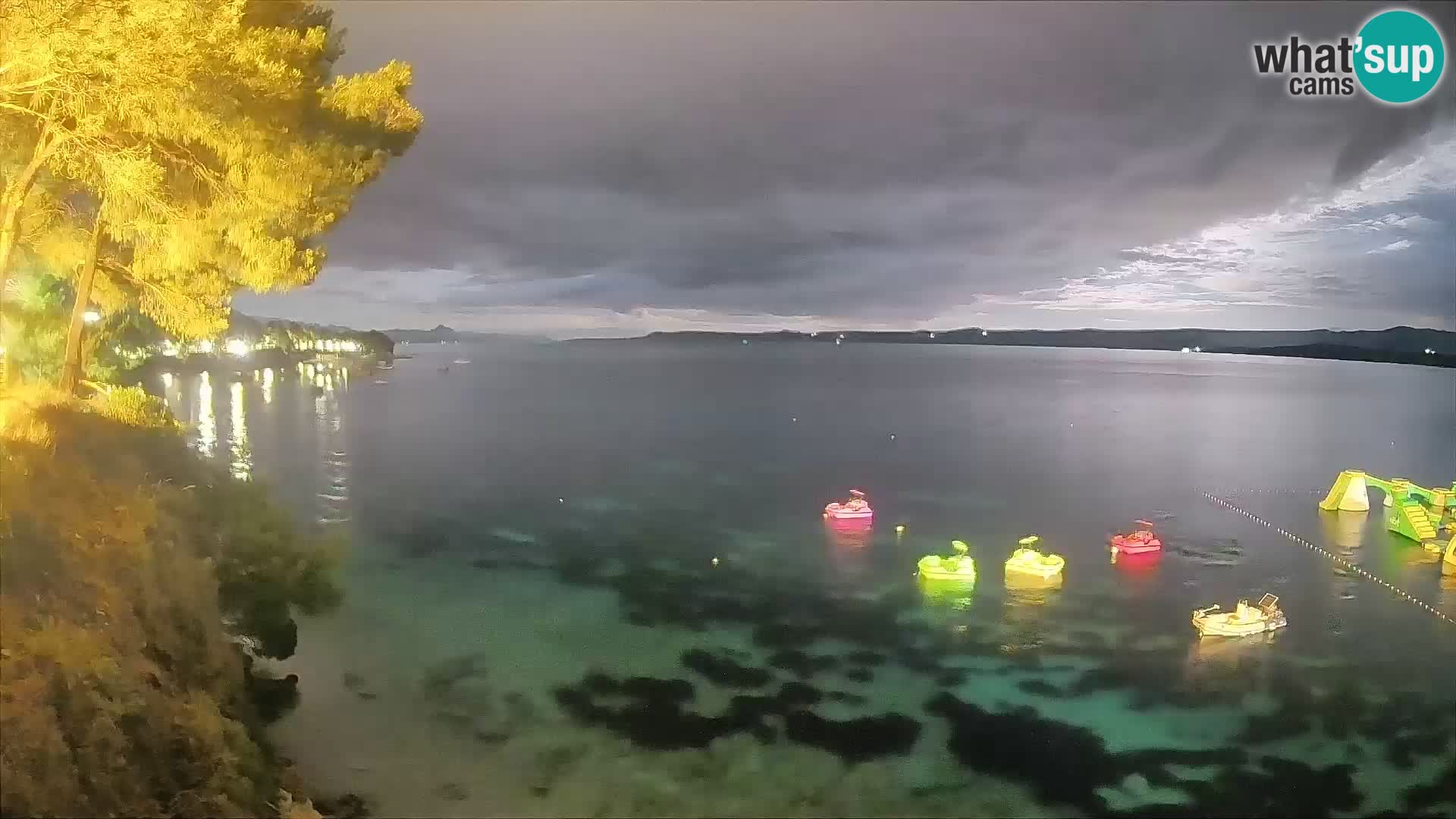 Webcam Potočine Beach Bol – Live View of Borak Beach, Brač Island