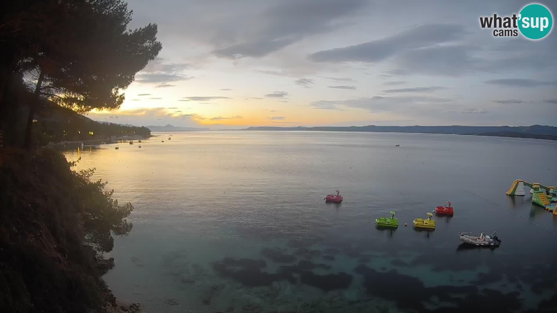 Webcam Playa Potočine Bol – Vista en vivo de Borak Beach, Isla de Brač