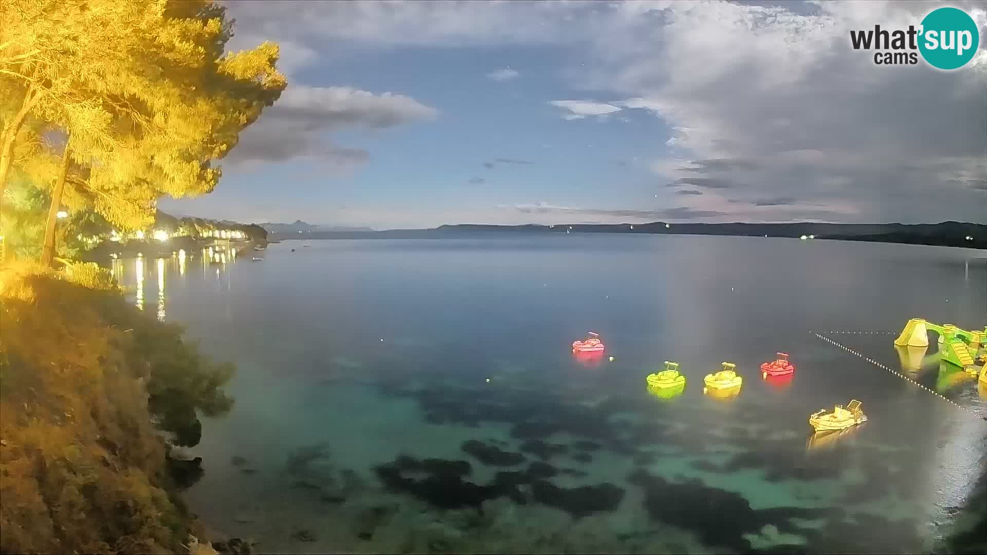 Webcam Playa Potočine Bol – Vista en vivo de Borak Beach, Isla de Brač