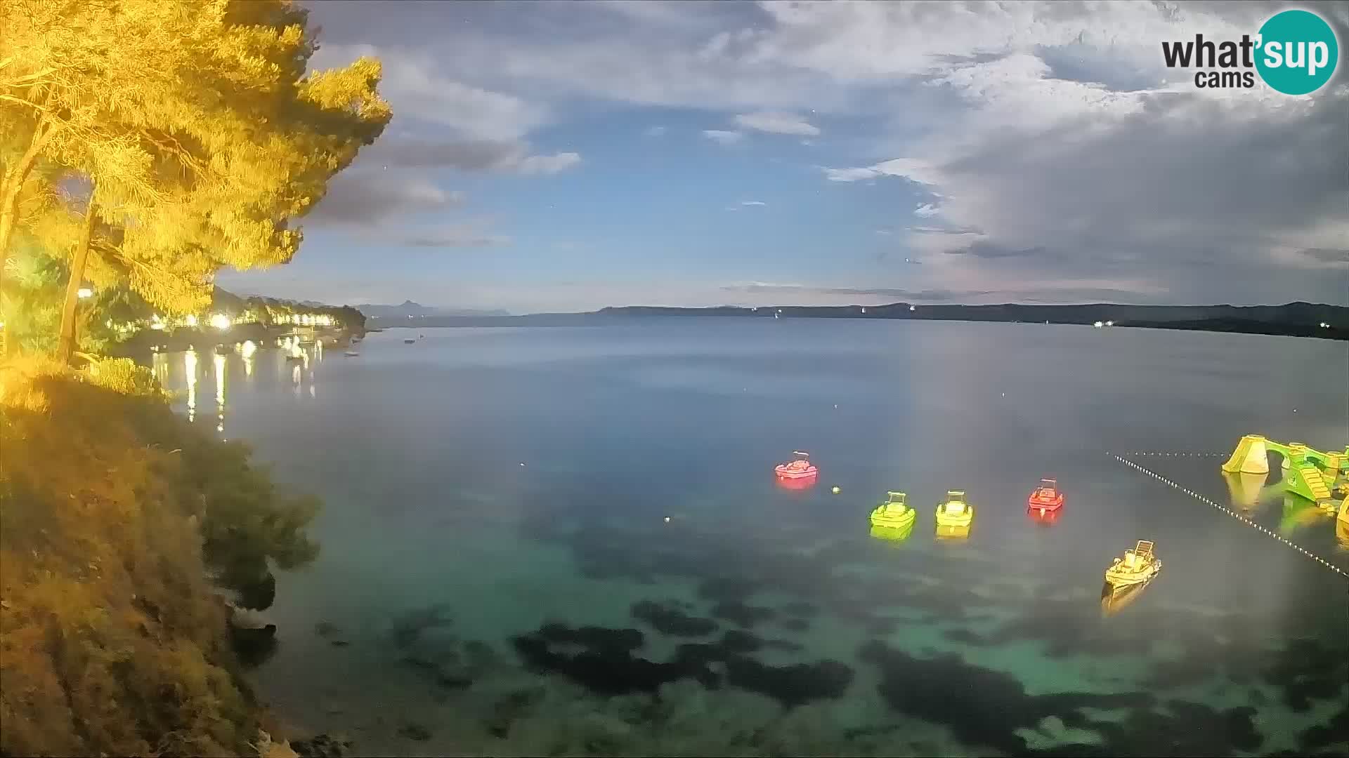 Webcam Strand Potočine Bol – Liveblick auf Borak Beach, Insel Brač