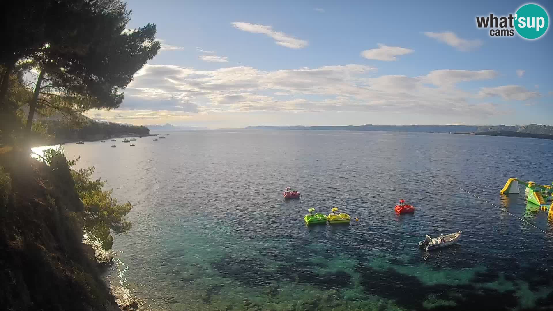 Webcam Potočine Beach Bol – Live View of Borak Beach, Brač Island