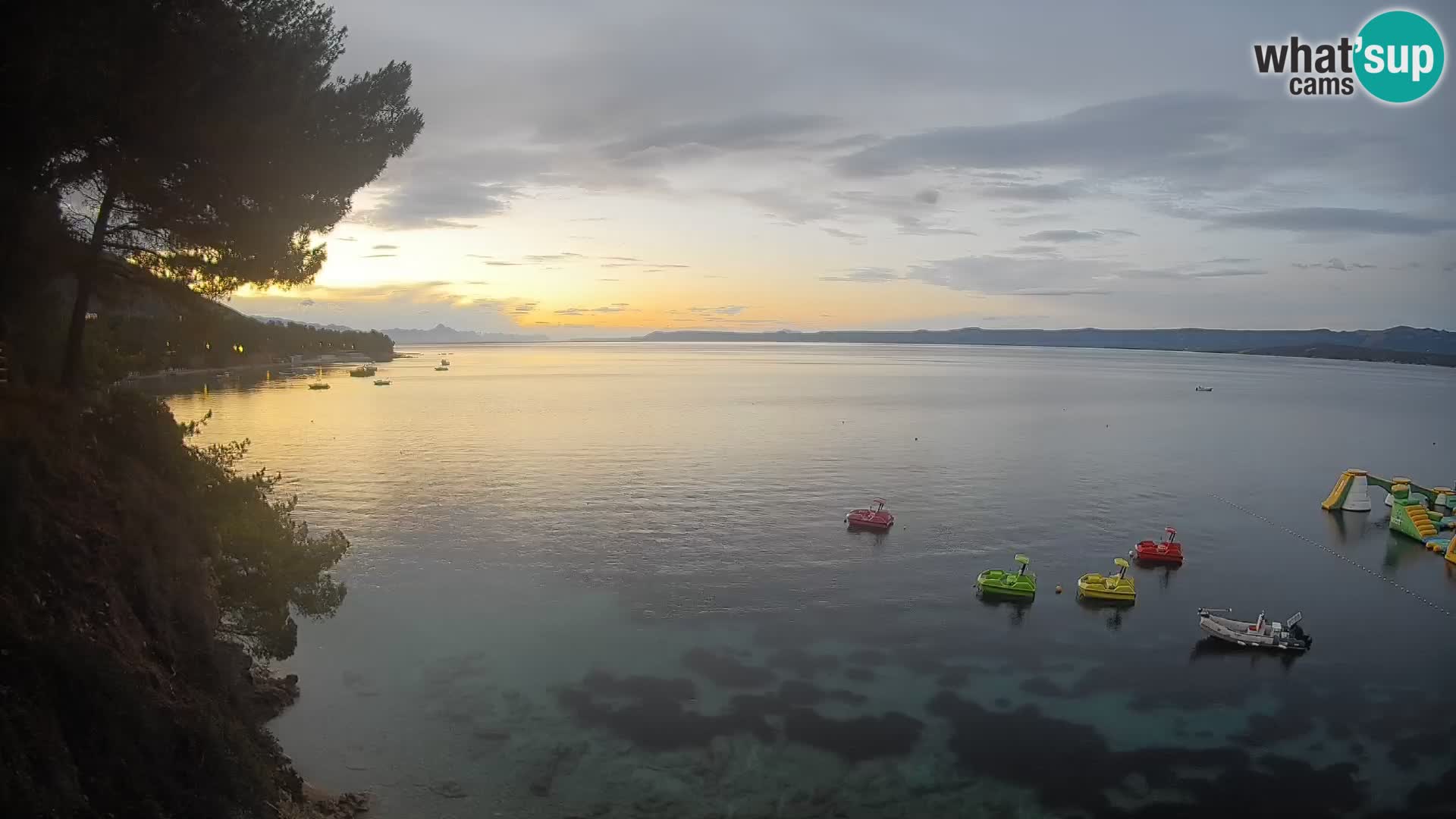 Webcam plage Potočine Bol – Vue en direct sur Borak Beach, île de Brač