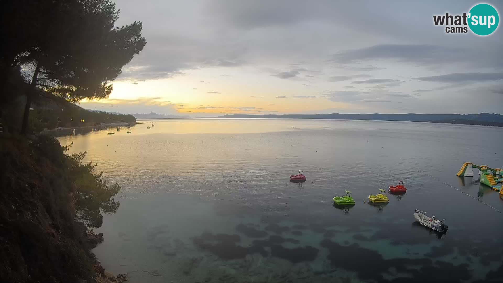 Webcam Potočine Beach Bol – Live View of Borak Beach, Brač Island